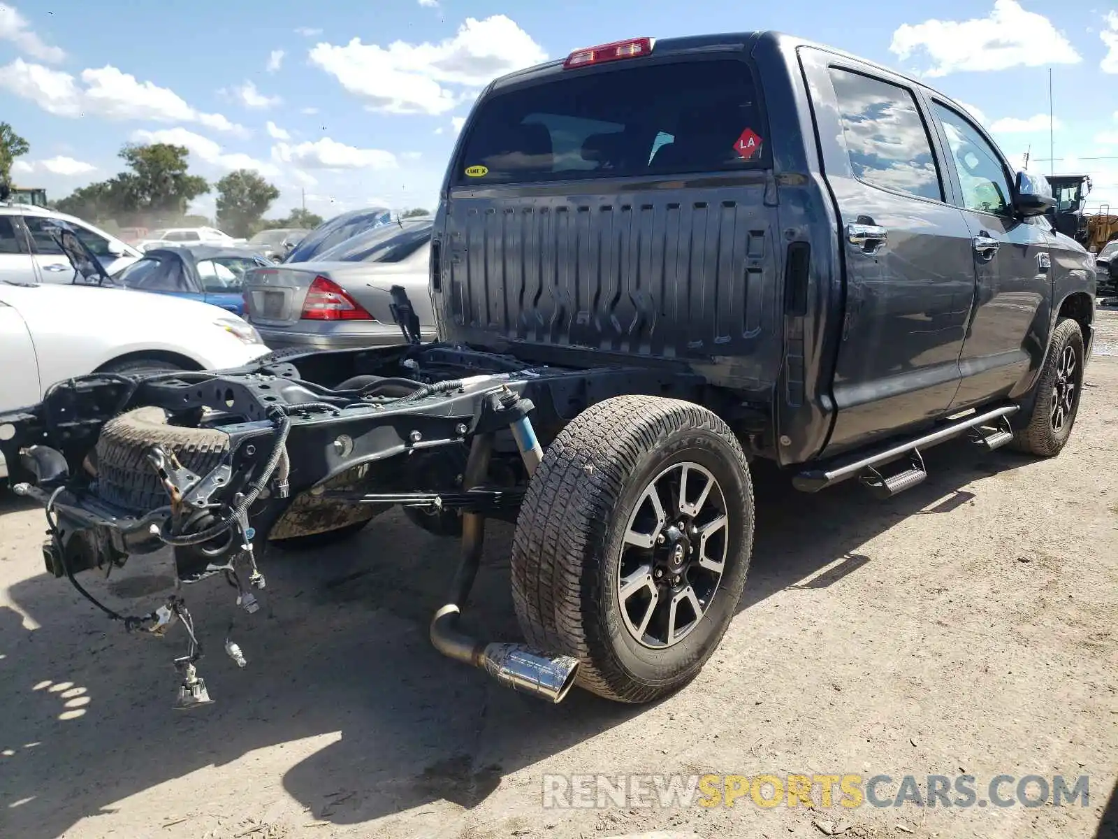 4 Photograph of a damaged car 5TFAY5F17KX867805 TOYOTA TUNDRA 2019