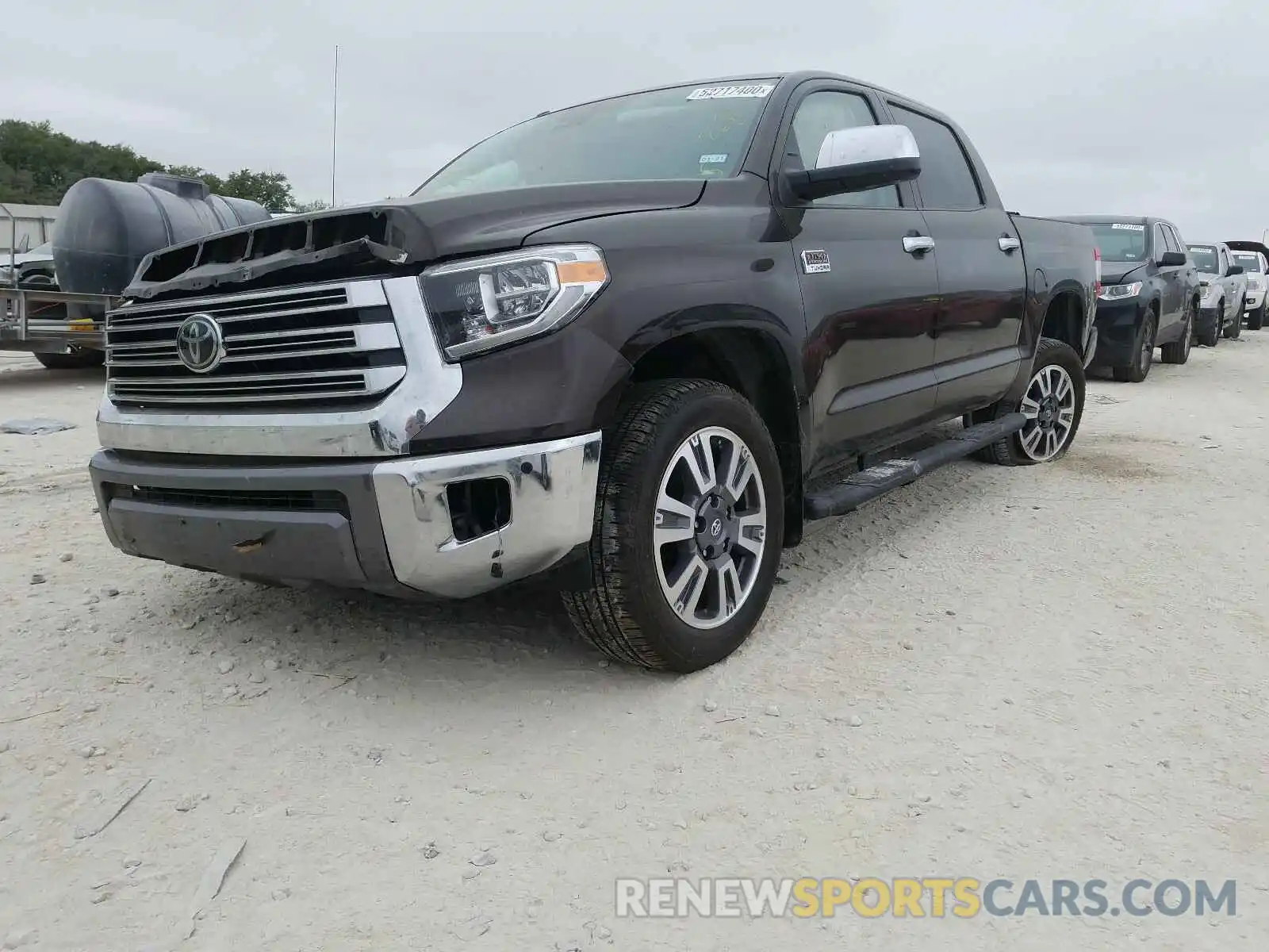 2 Photograph of a damaged car 5TFAY5F18KX782262 TOYOTA TUNDRA 2019