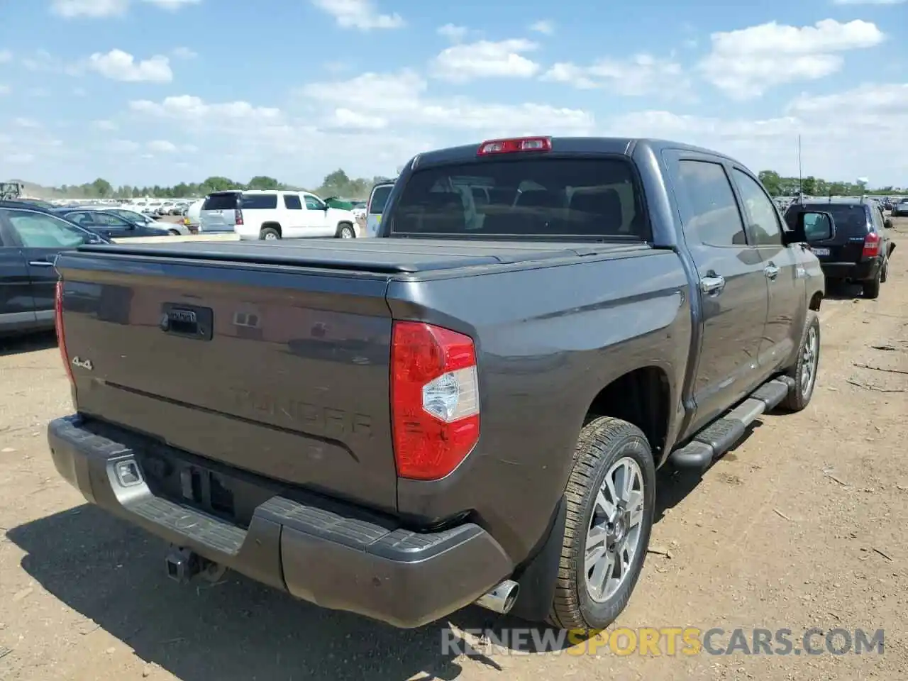 4 Photograph of a damaged car 5TFAY5F18KX786778 TOYOTA TUNDRA 2019