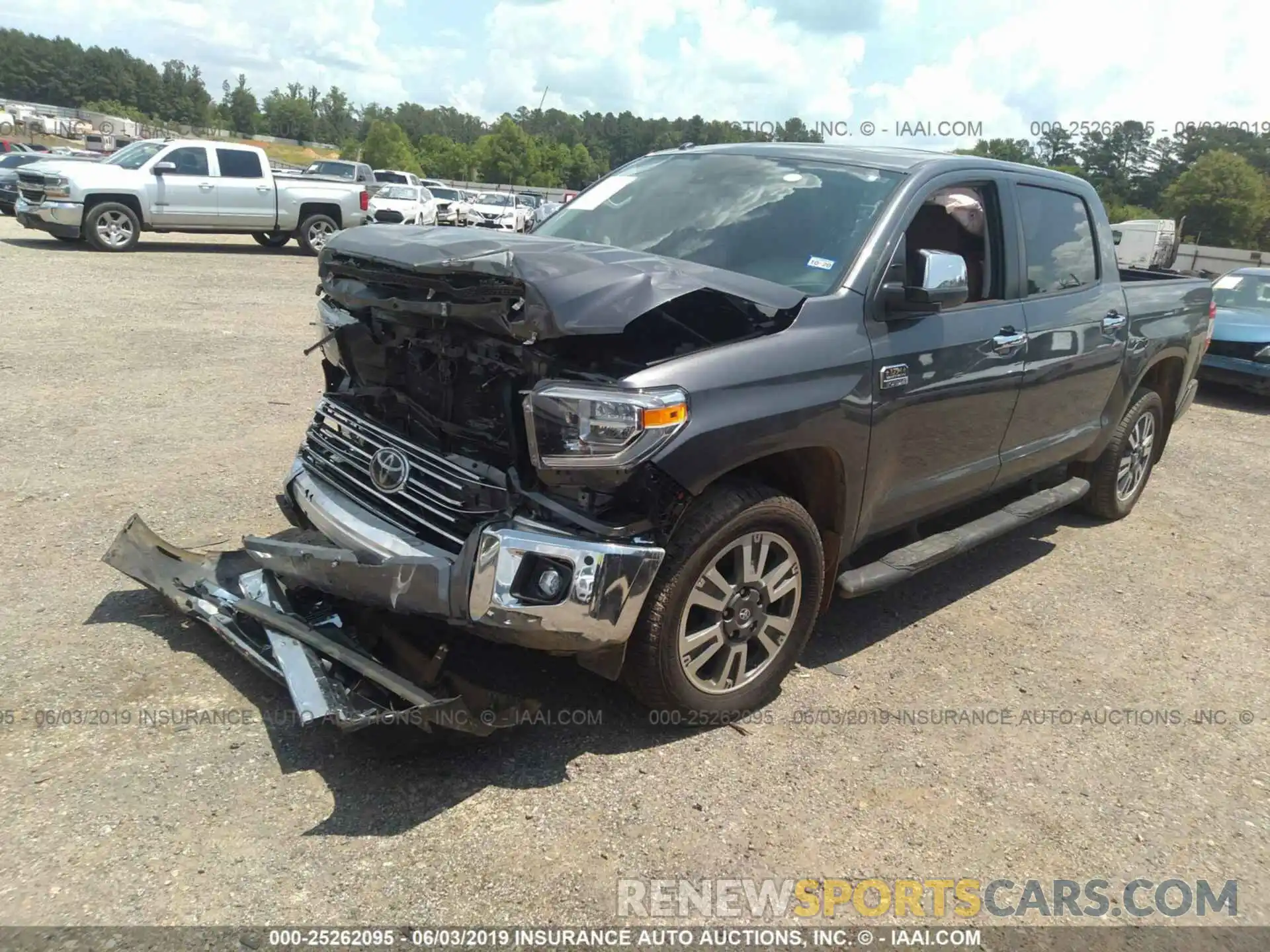 2 Photograph of a damaged car 5TFAY5F18KX787042 TOYOTA TUNDRA 2019