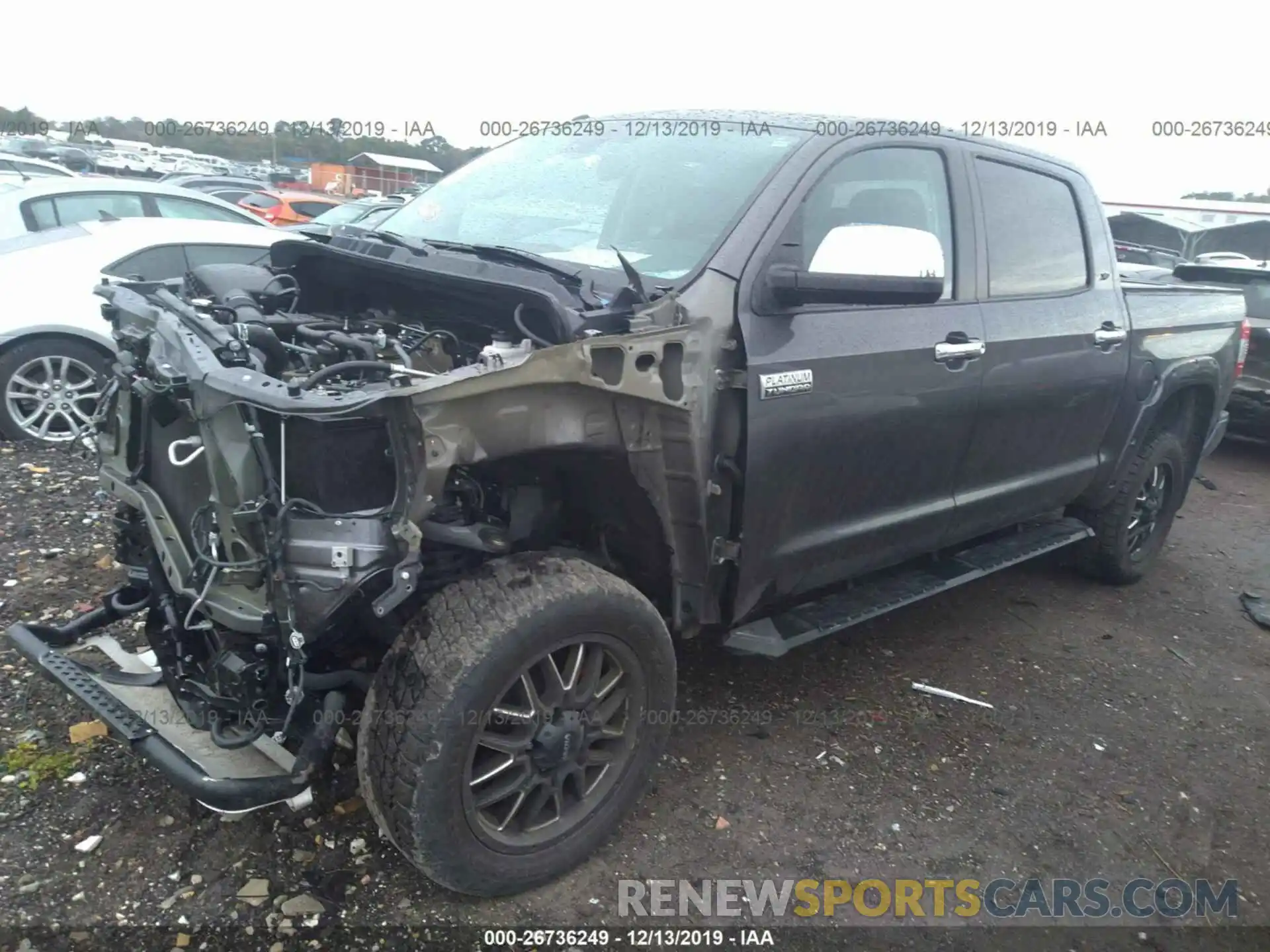 2 Photograph of a damaged car 5TFAY5F18KX809962 TOYOTA TUNDRA 2019