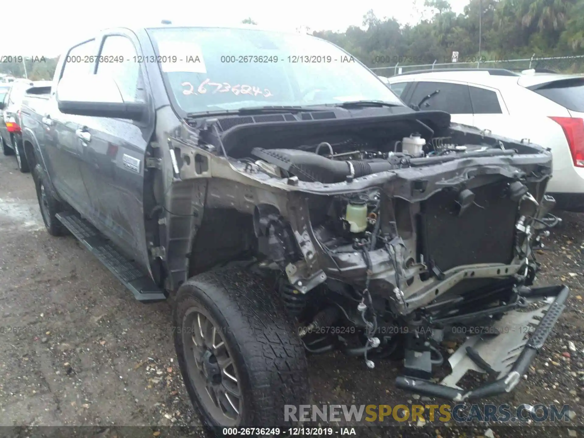 6 Photograph of a damaged car 5TFAY5F18KX809962 TOYOTA TUNDRA 2019