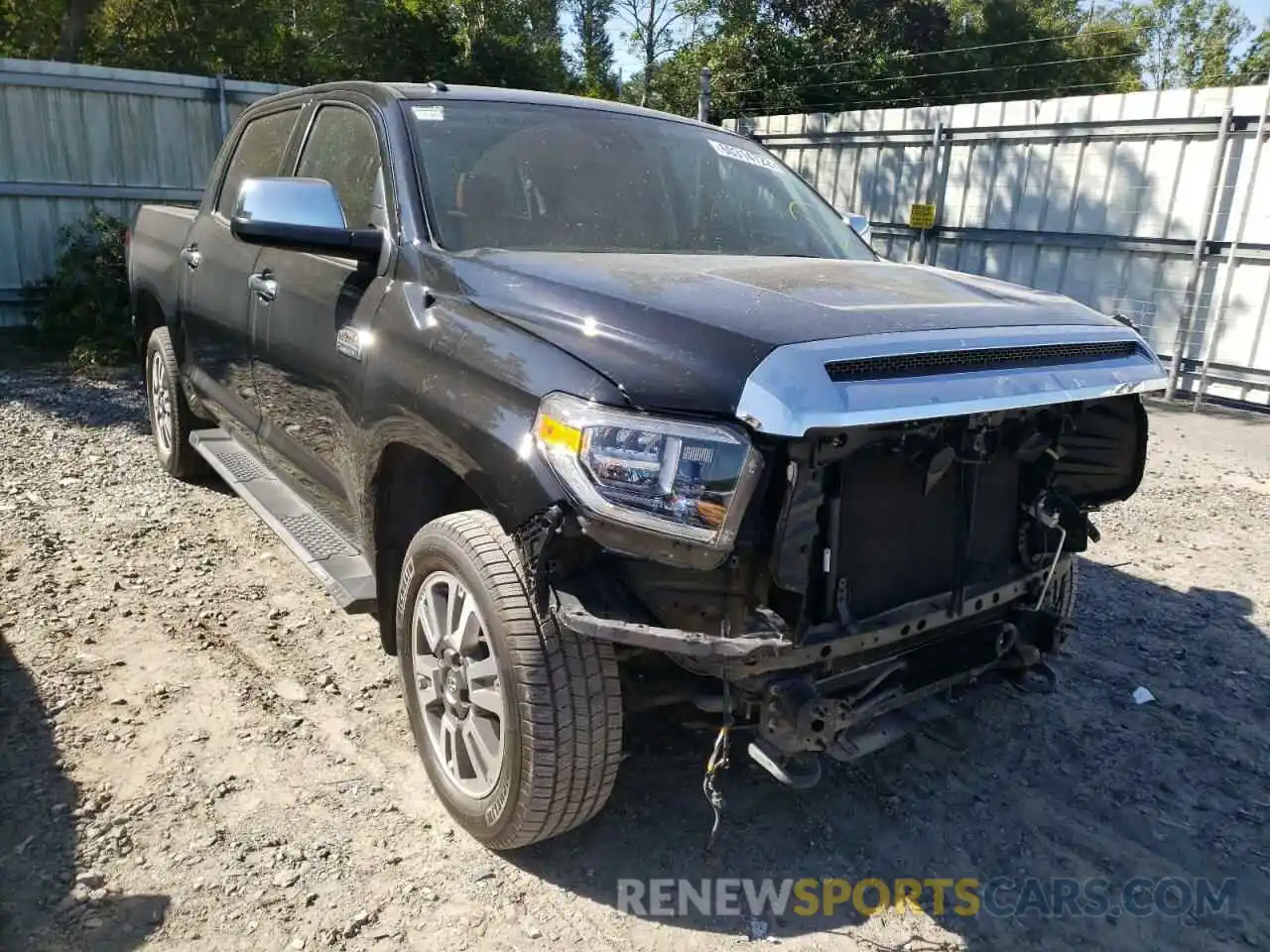 1 Photograph of a damaged car 5TFAY5F18KX812599 TOYOTA TUNDRA 2019