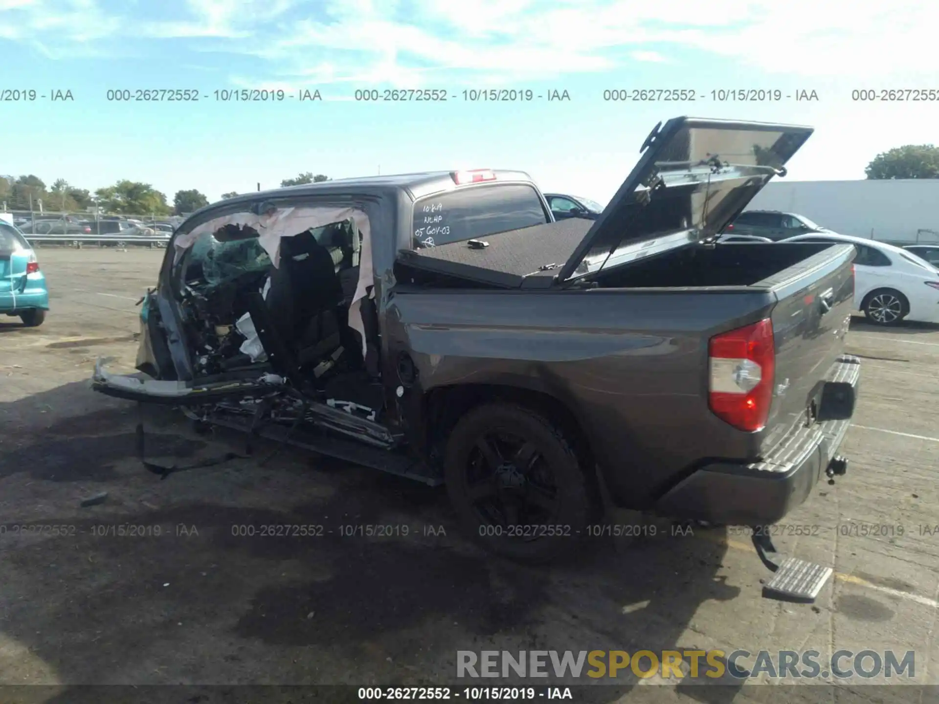 3 Photograph of a damaged car 5TFAY5F18KX815034 TOYOTA TUNDRA 2019