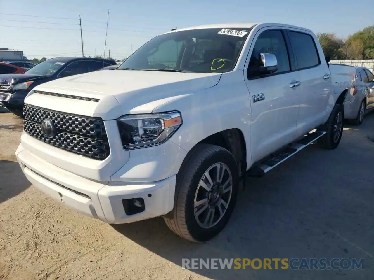 2 Photograph of a damaged car 5TFAY5F18KX830553 TOYOTA TUNDRA 2019