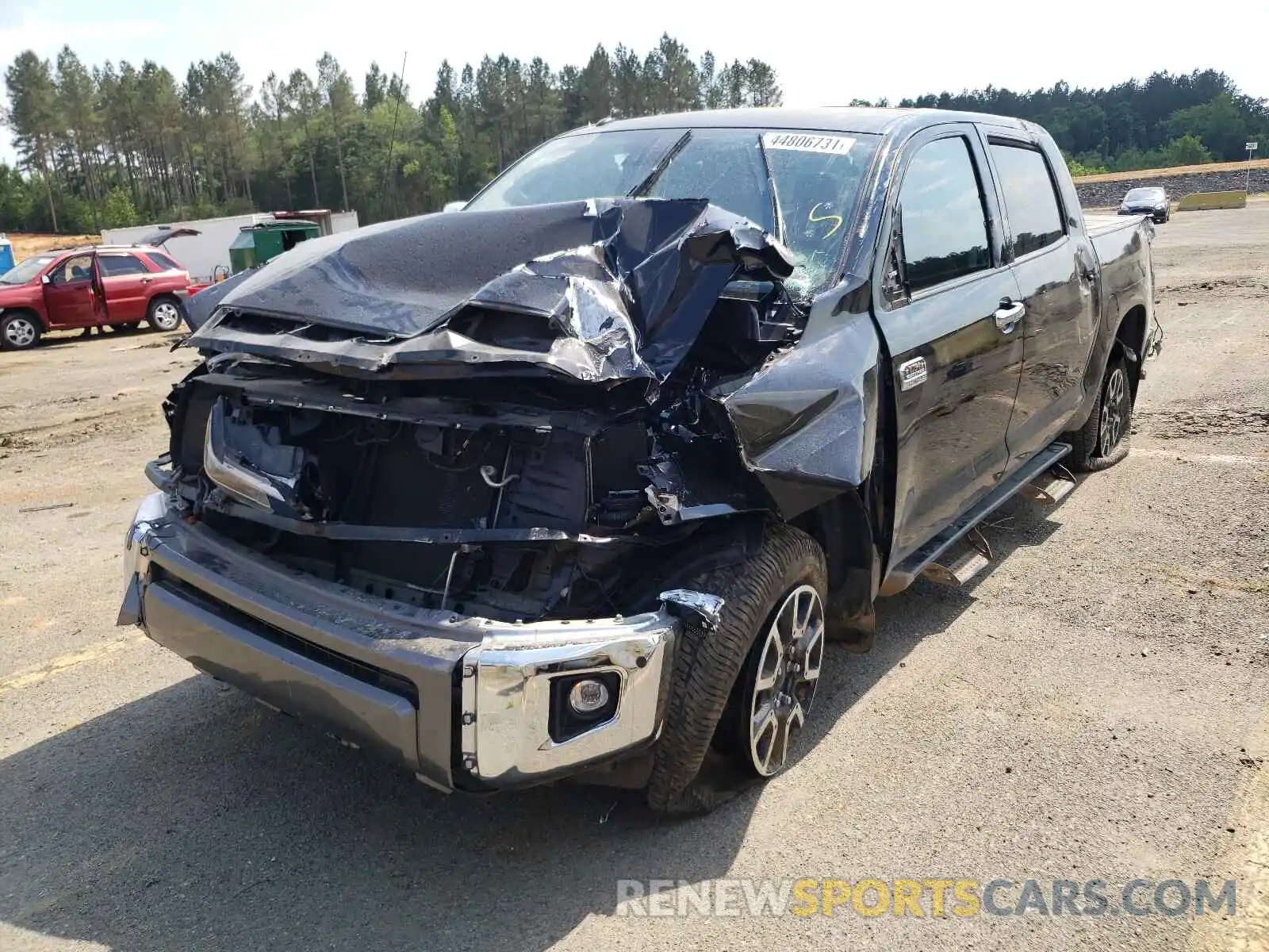 2 Photograph of a damaged car 5TFAY5F18KX845781 TOYOTA TUNDRA 2019