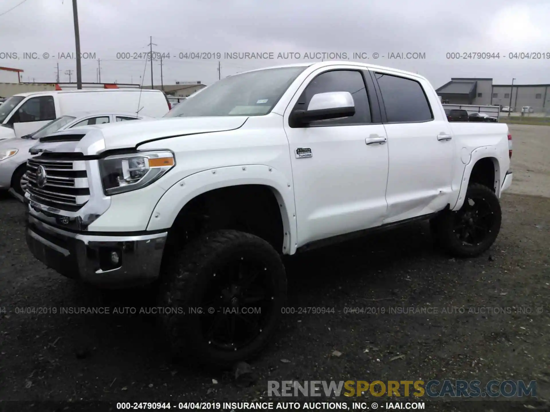 2 Photograph of a damaged car 5TFAY5F19KX778835 TOYOTA TUNDRA 2019