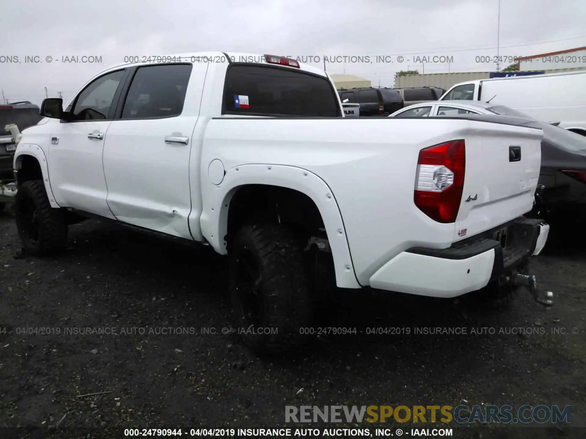 3 Photograph of a damaged car 5TFAY5F19KX778835 TOYOTA TUNDRA 2019