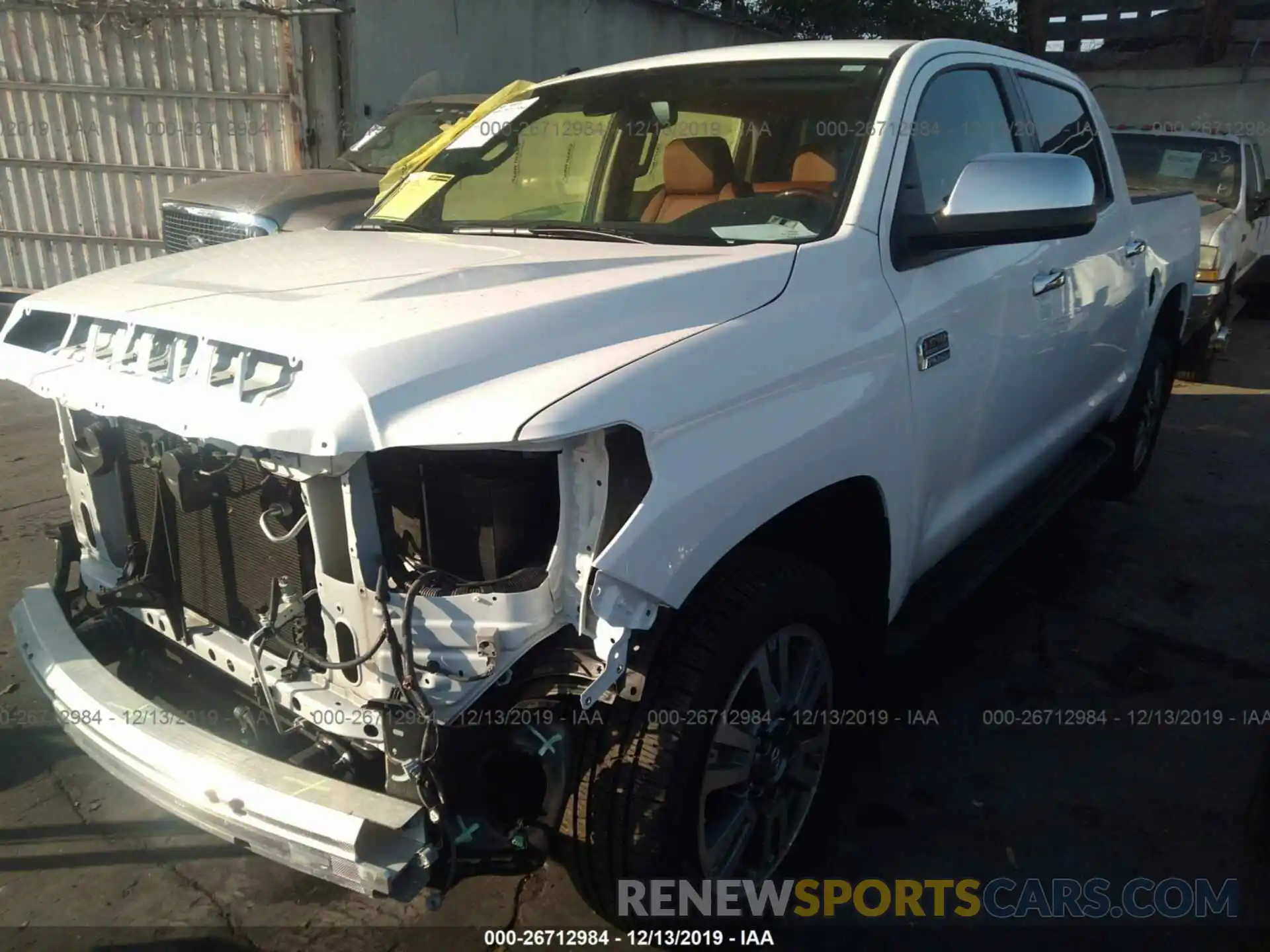 2 Photograph of a damaged car 5TFAY5F19KX805533 TOYOTA TUNDRA 2019