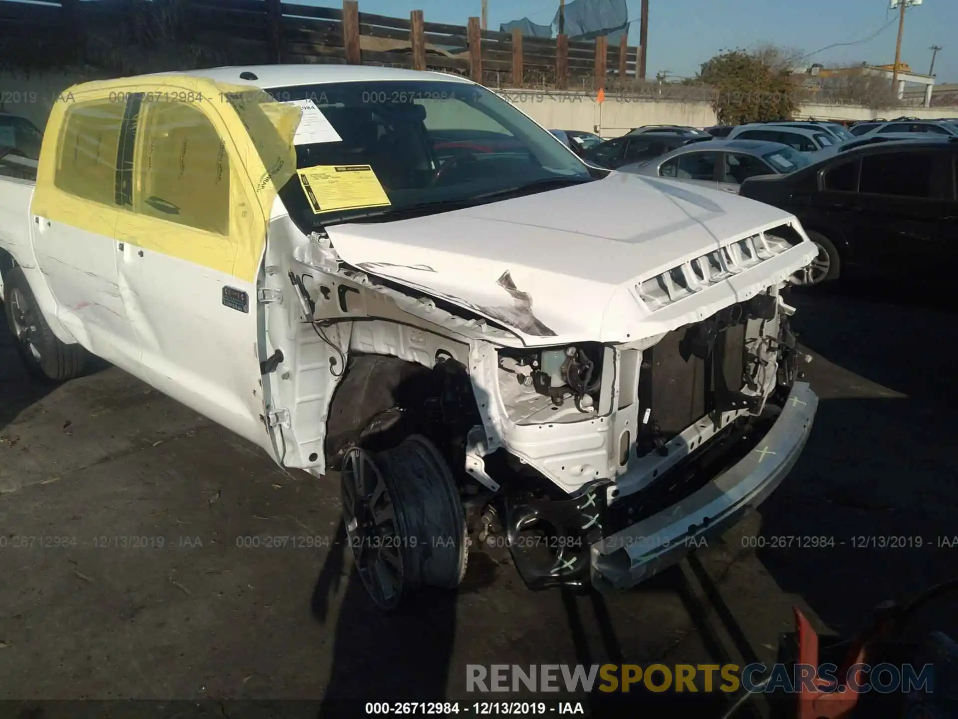 6 Photograph of a damaged car 5TFAY5F19KX805533 TOYOTA TUNDRA 2019