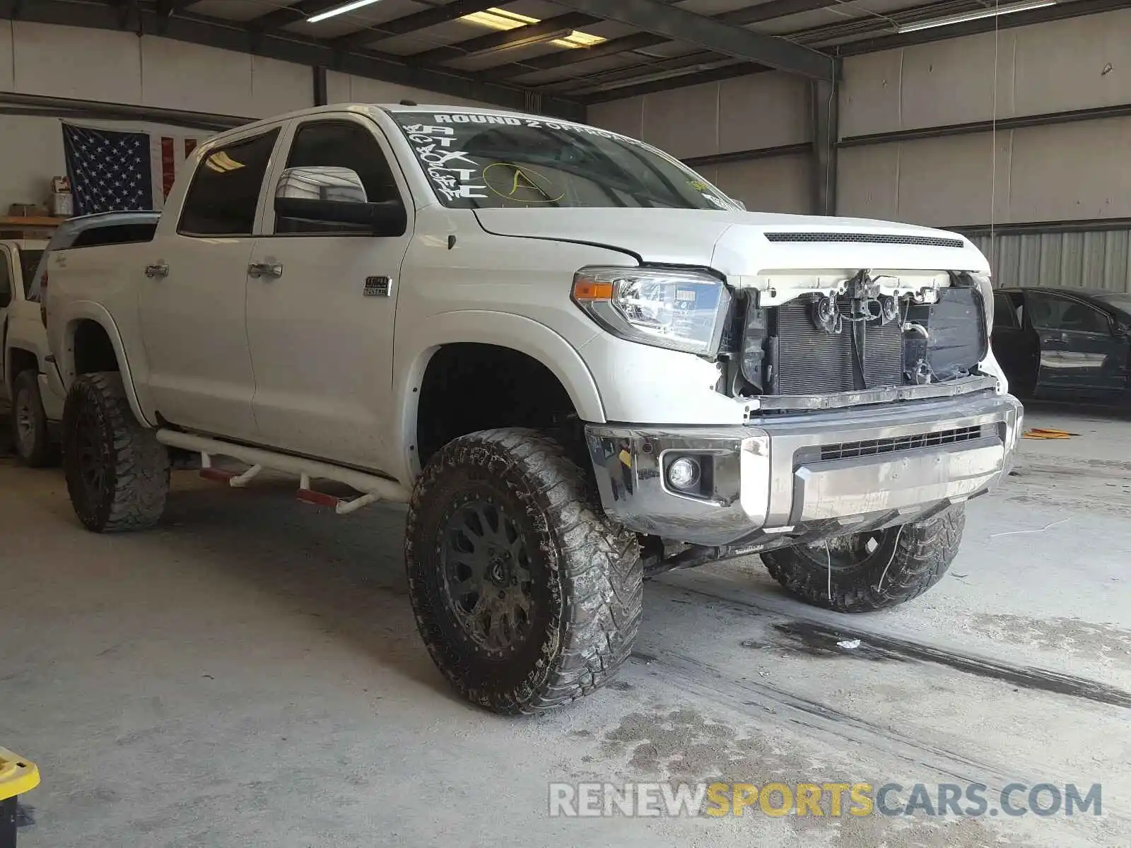 1 Photograph of a damaged car 5TFAY5F19KX809341 TOYOTA TUNDRA 2019