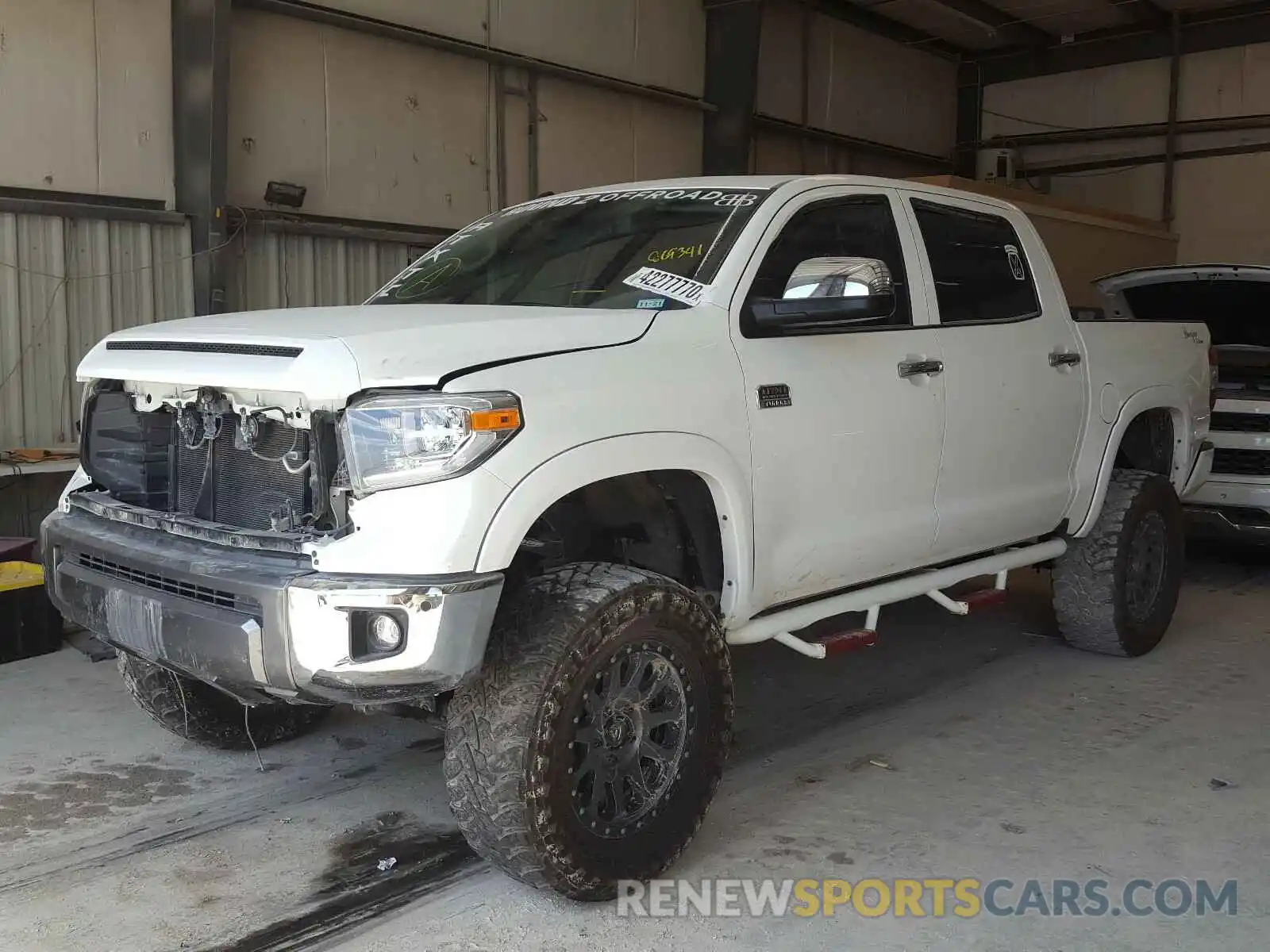 2 Photograph of a damaged car 5TFAY5F19KX809341 TOYOTA TUNDRA 2019