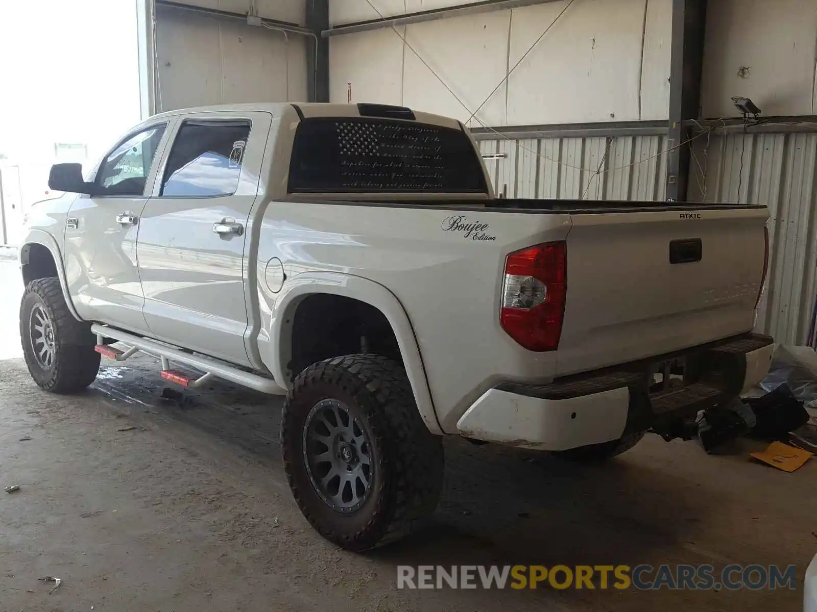 3 Photograph of a damaged car 5TFAY5F19KX809341 TOYOTA TUNDRA 2019