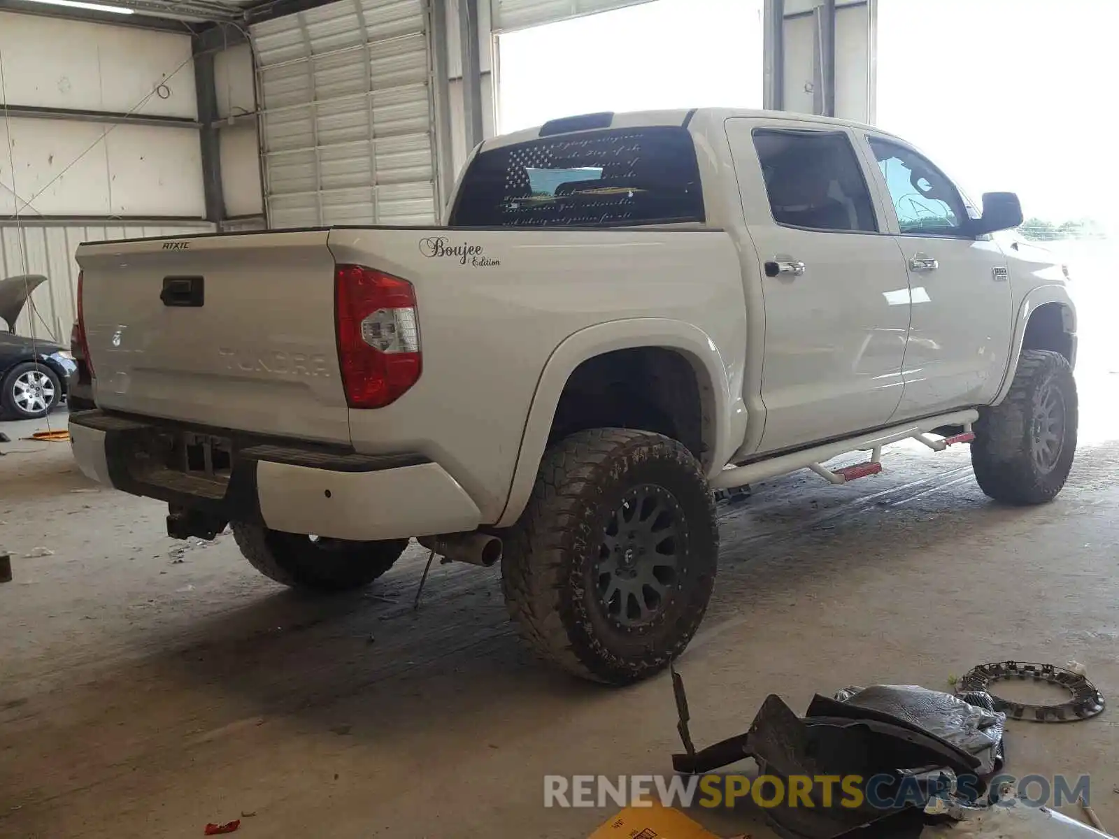 4 Photograph of a damaged car 5TFAY5F19KX809341 TOYOTA TUNDRA 2019