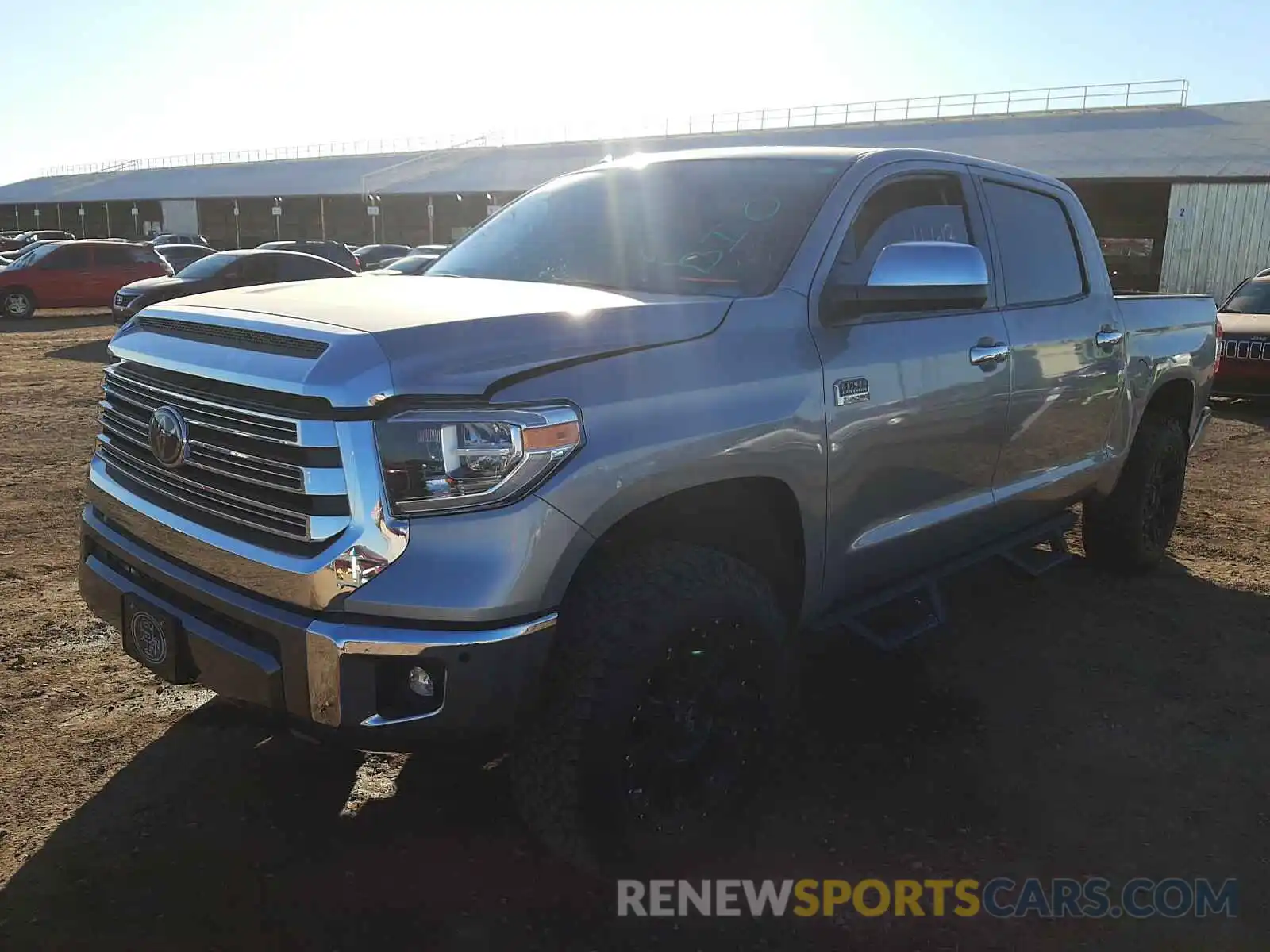 2 Photograph of a damaged car 5TFAY5F19KX813390 TOYOTA TUNDRA 2019