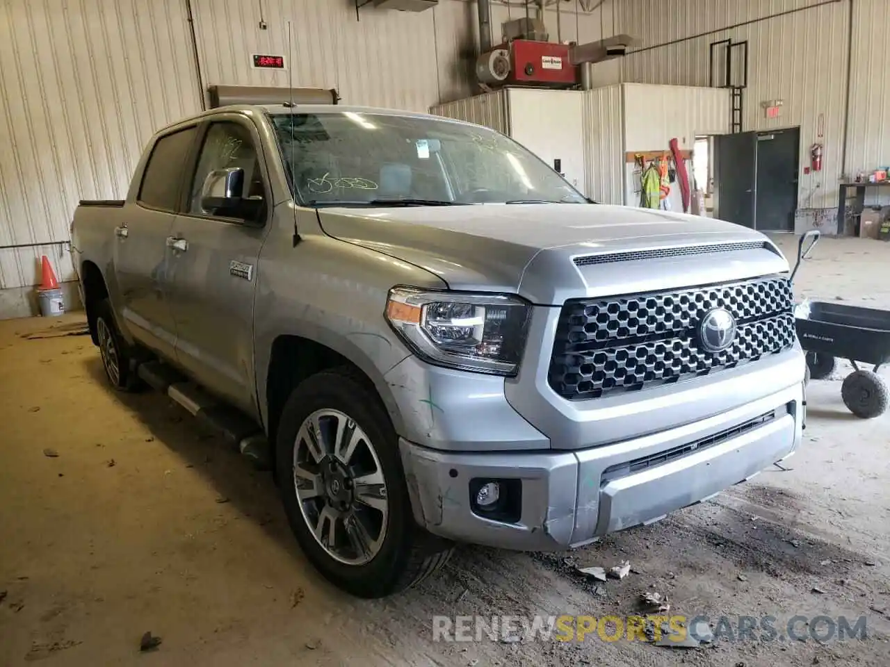 1 Photograph of a damaged car 5TFAY5F19KX819125 TOYOTA TUNDRA 2019