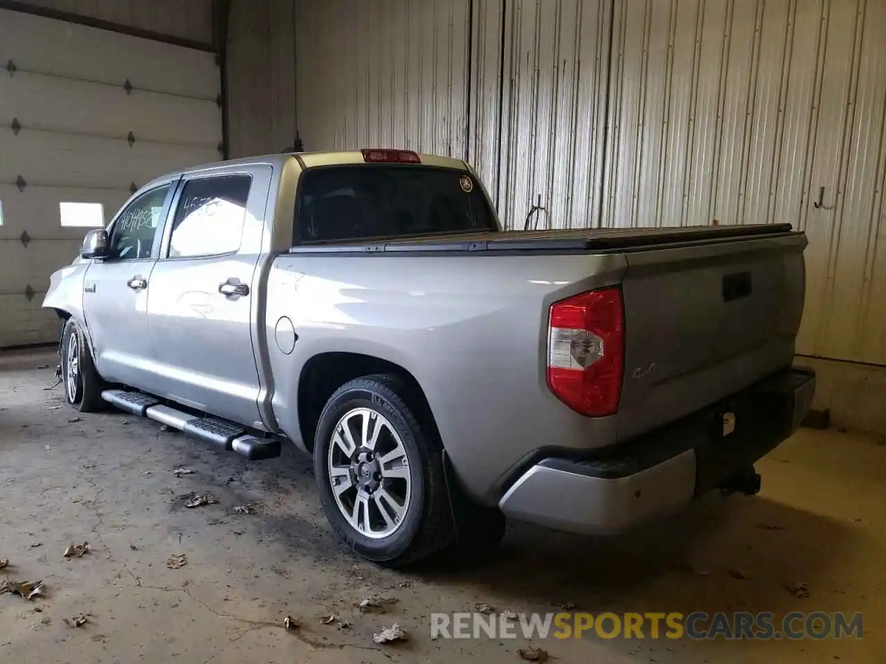 3 Photograph of a damaged car 5TFAY5F19KX819125 TOYOTA TUNDRA 2019