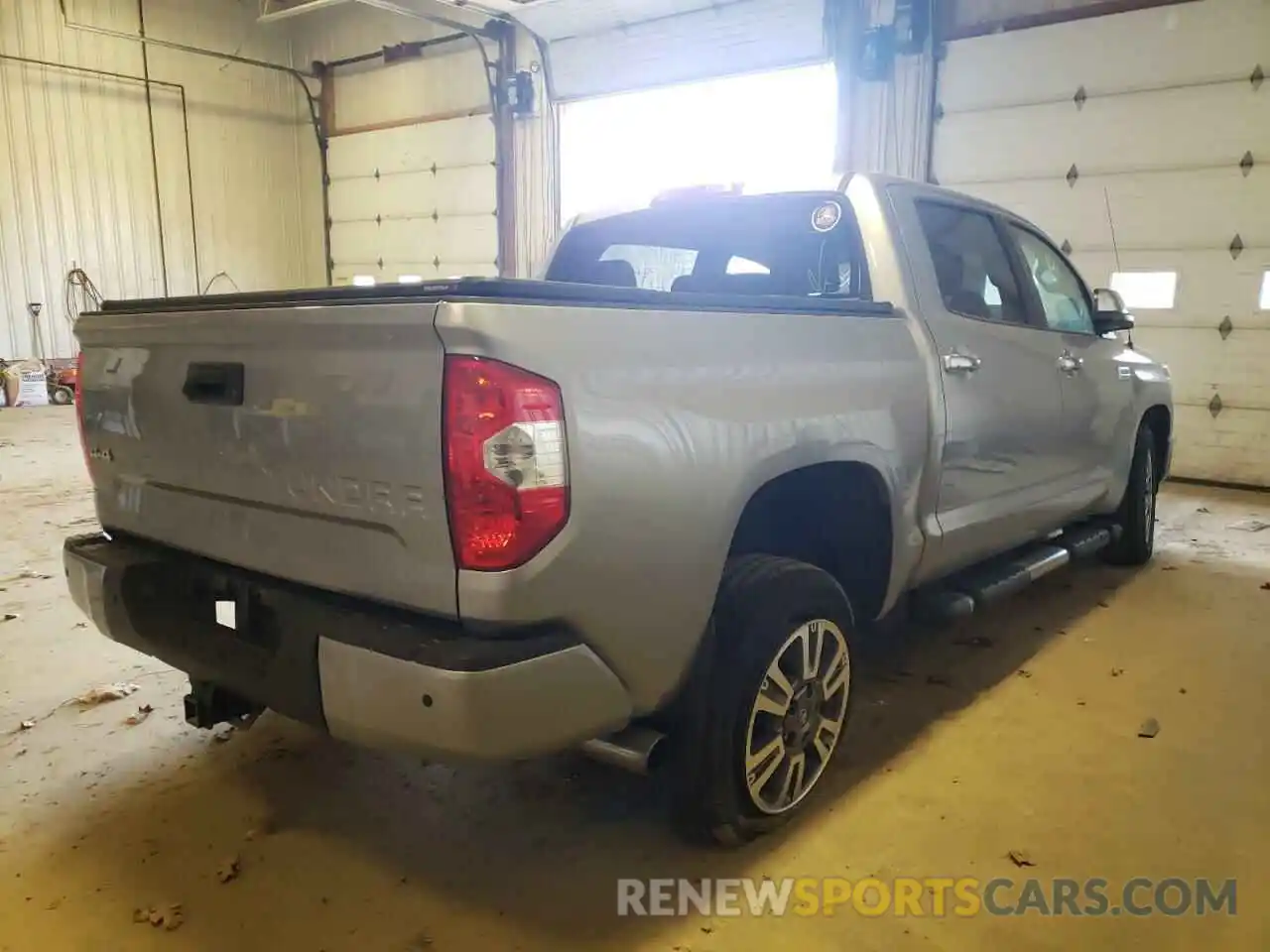 4 Photograph of a damaged car 5TFAY5F19KX819125 TOYOTA TUNDRA 2019