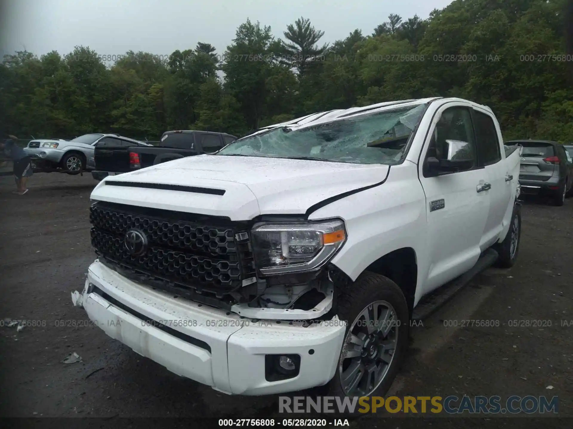 2 Photograph of a damaged car 5TFAY5F19KX826740 TOYOTA TUNDRA 2019