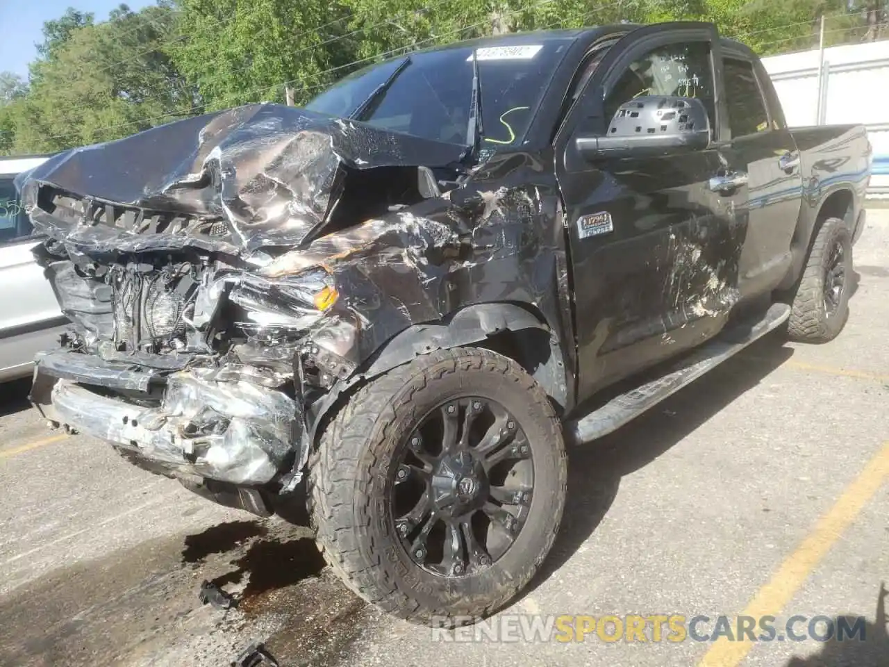 2 Photograph of a damaged car 5TFAY5F19KX838094 TOYOTA TUNDRA 2019