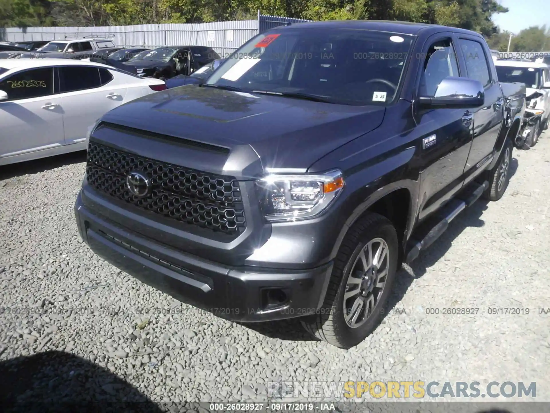 2 Photograph of a damaged car 5TFAY5F19KX842422 TOYOTA TUNDRA 2019