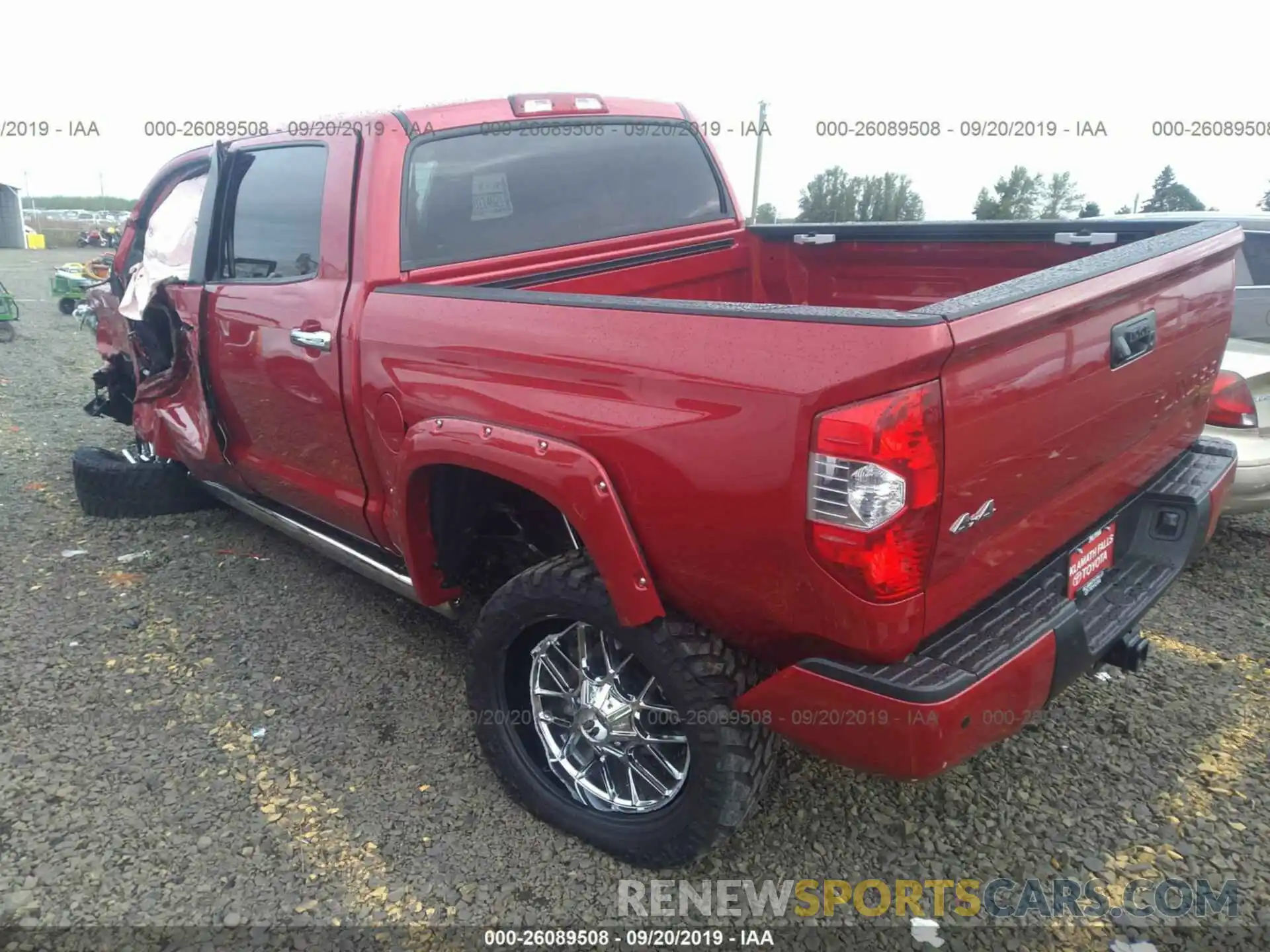 3 Photograph of a damaged car 5TFAY5F19KX844347 TOYOTA TUNDRA 2019