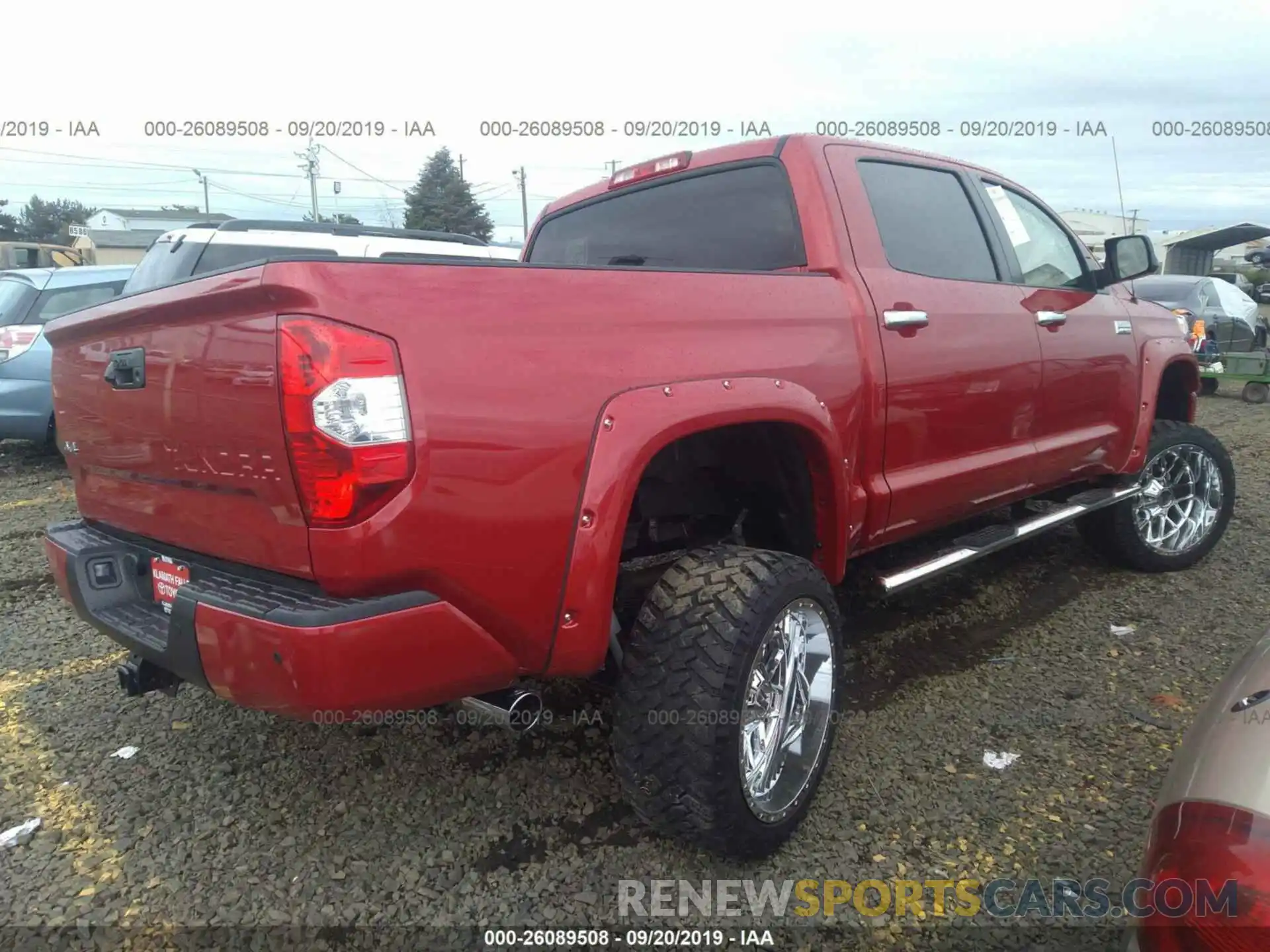 4 Photograph of a damaged car 5TFAY5F19KX844347 TOYOTA TUNDRA 2019