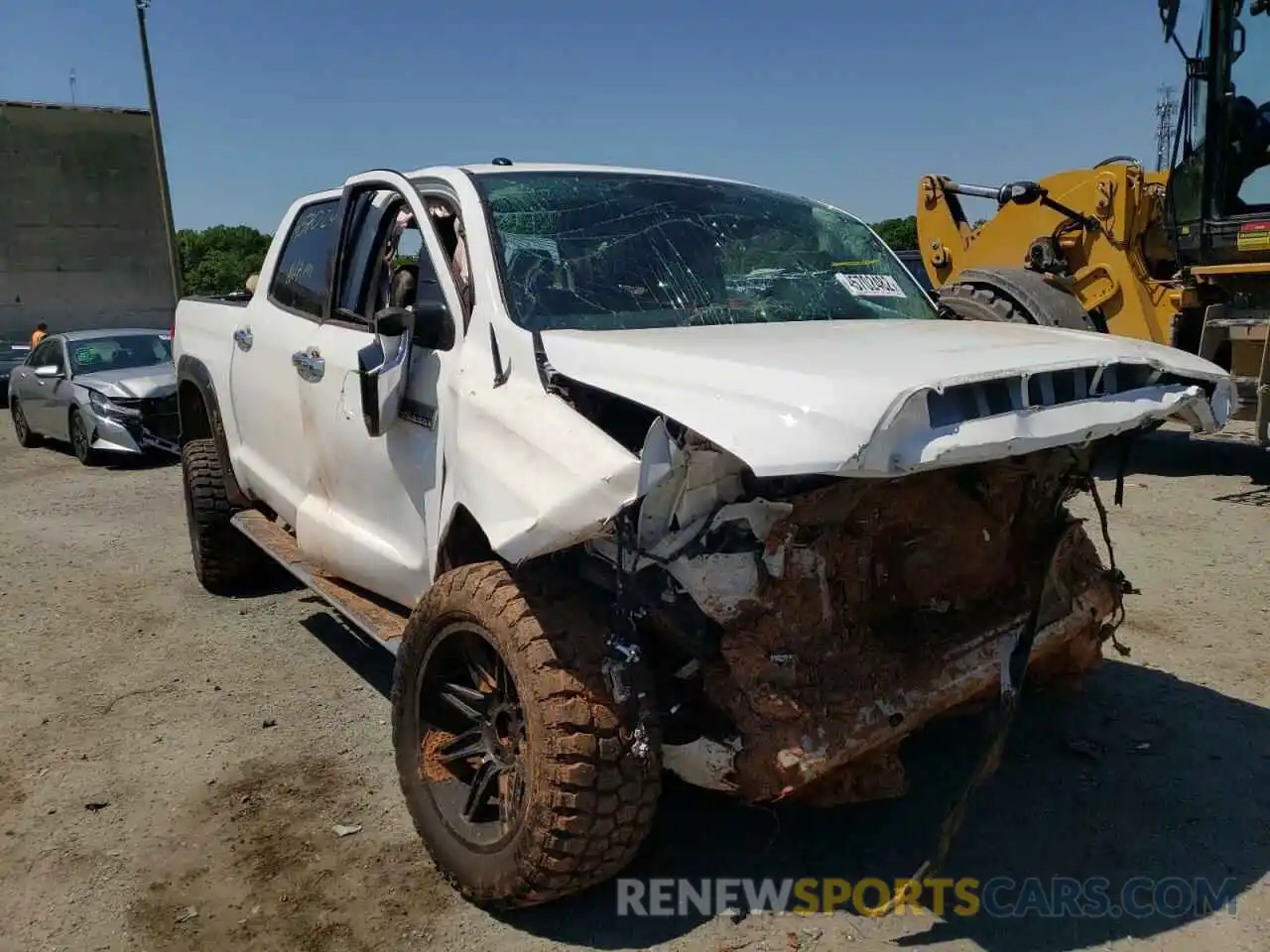 1 Photograph of a damaged car 5TFAY5F1XKX815388 TOYOTA TUNDRA 2019