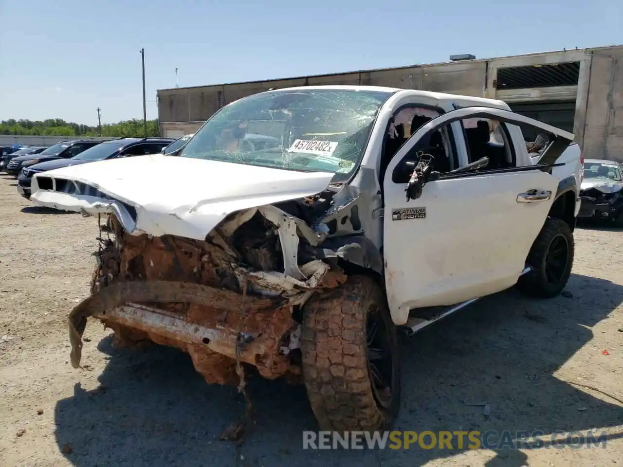 2 Photograph of a damaged car 5TFAY5F1XKX815388 TOYOTA TUNDRA 2019