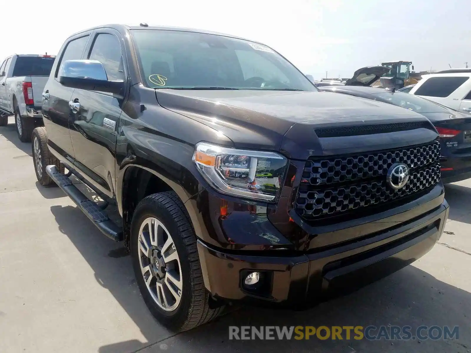 1 Photograph of a damaged car 5TFAY5F1XKX821935 TOYOTA TUNDRA 2019