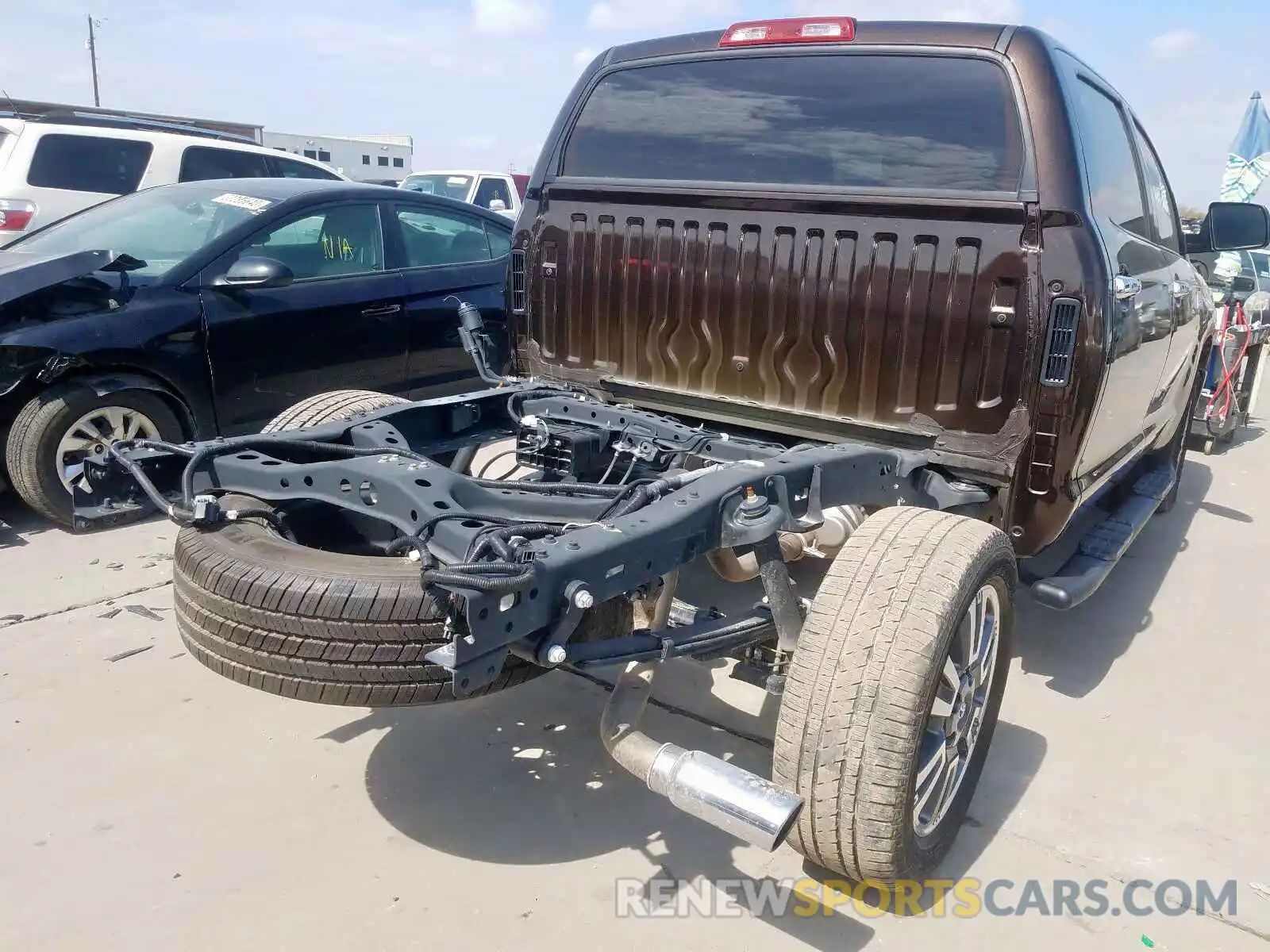 4 Photograph of a damaged car 5TFAY5F1XKX821935 TOYOTA TUNDRA 2019