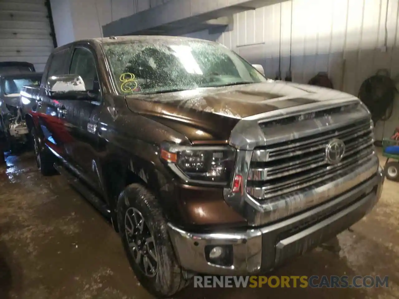 1 Photograph of a damaged car 5TFAY5F1XKX846821 TOYOTA TUNDRA 2019