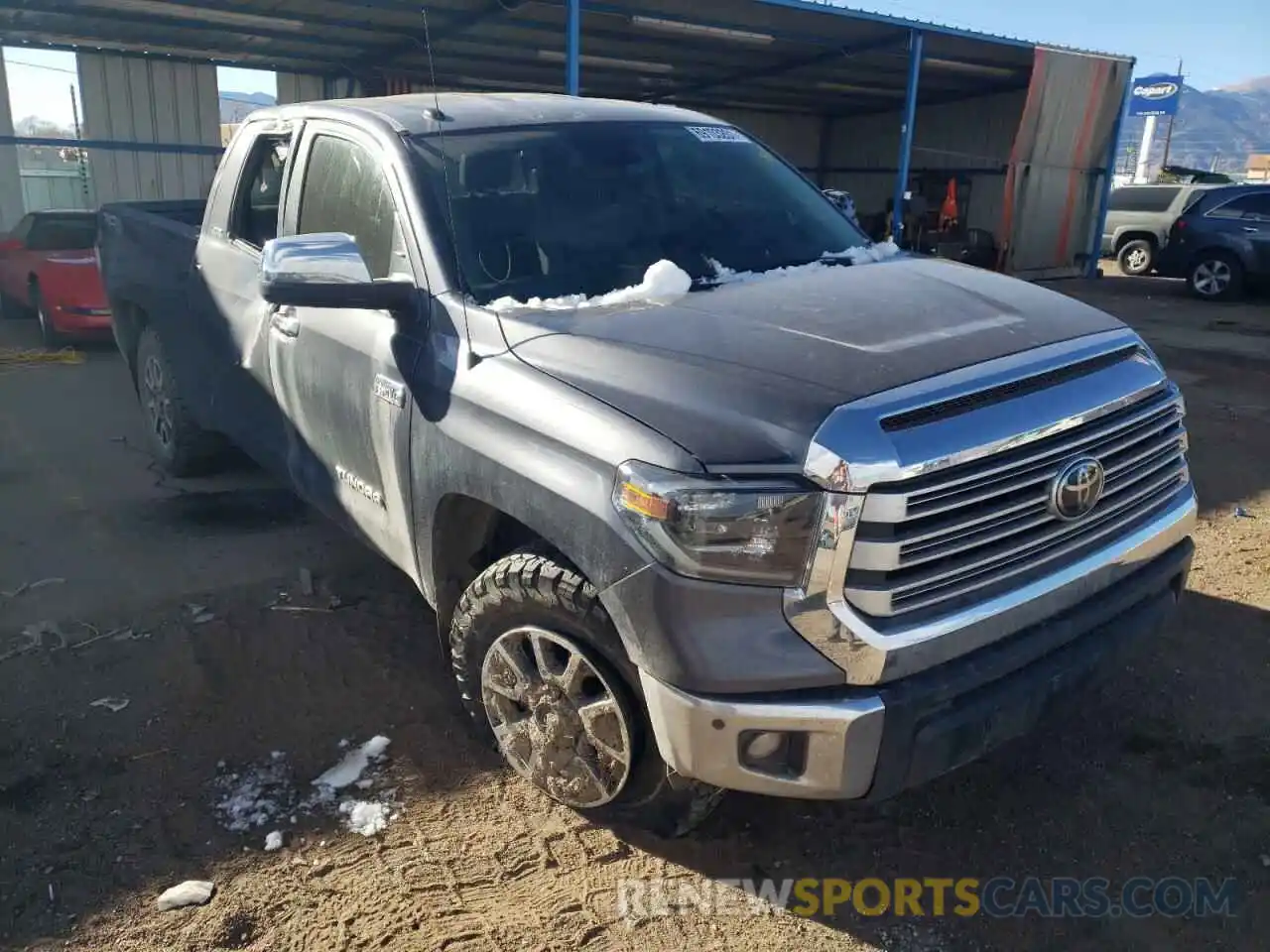 1 Photograph of a damaged car 5TFBY5F11KX857078 TOYOTA TUNDRA 2019