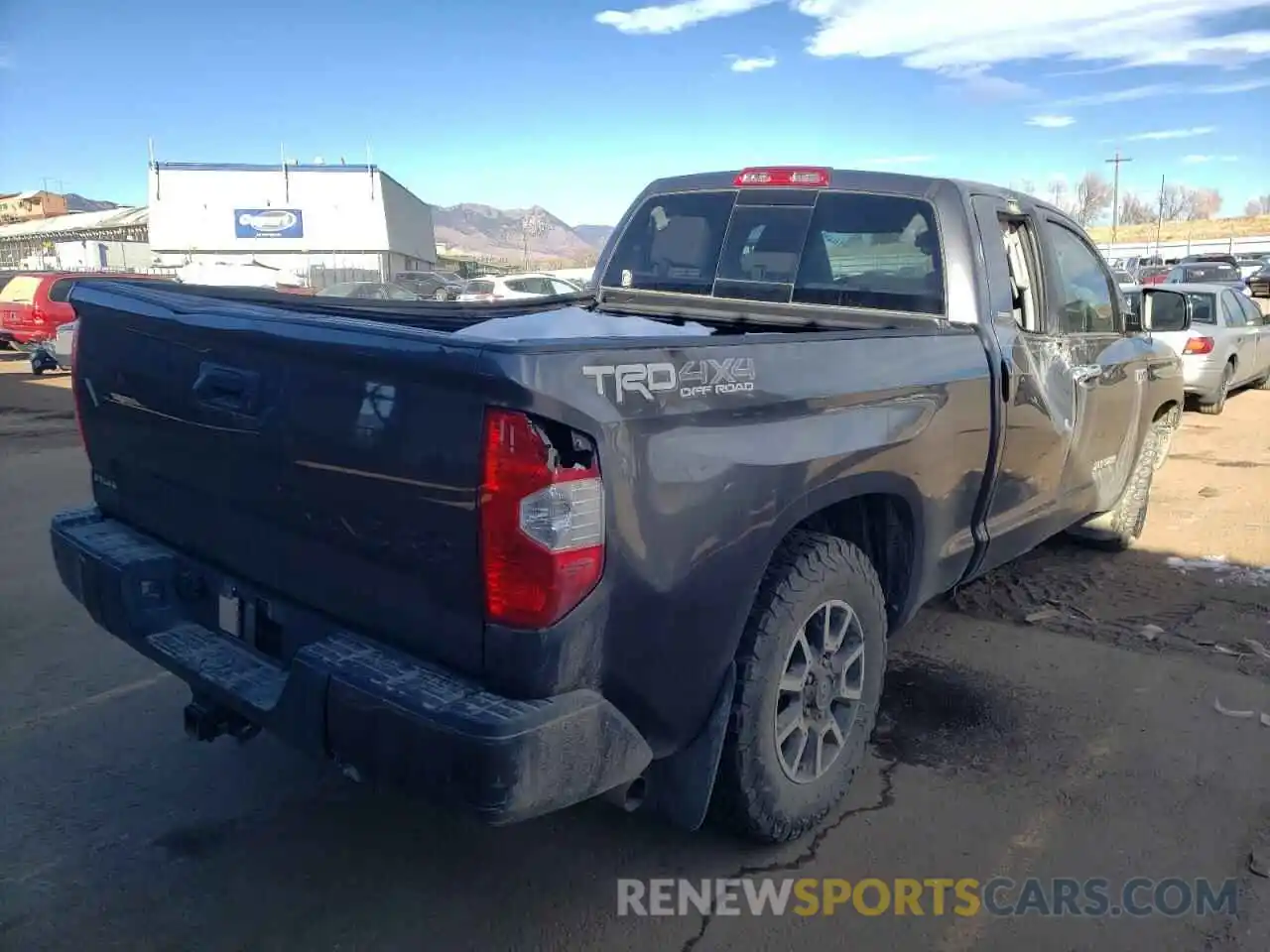 4 Photograph of a damaged car 5TFBY5F11KX857078 TOYOTA TUNDRA 2019