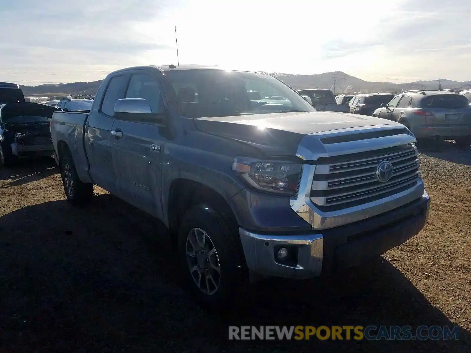 1 Photograph of a damaged car 5TFBY5F13KX855073 TOYOTA TUNDRA 2019