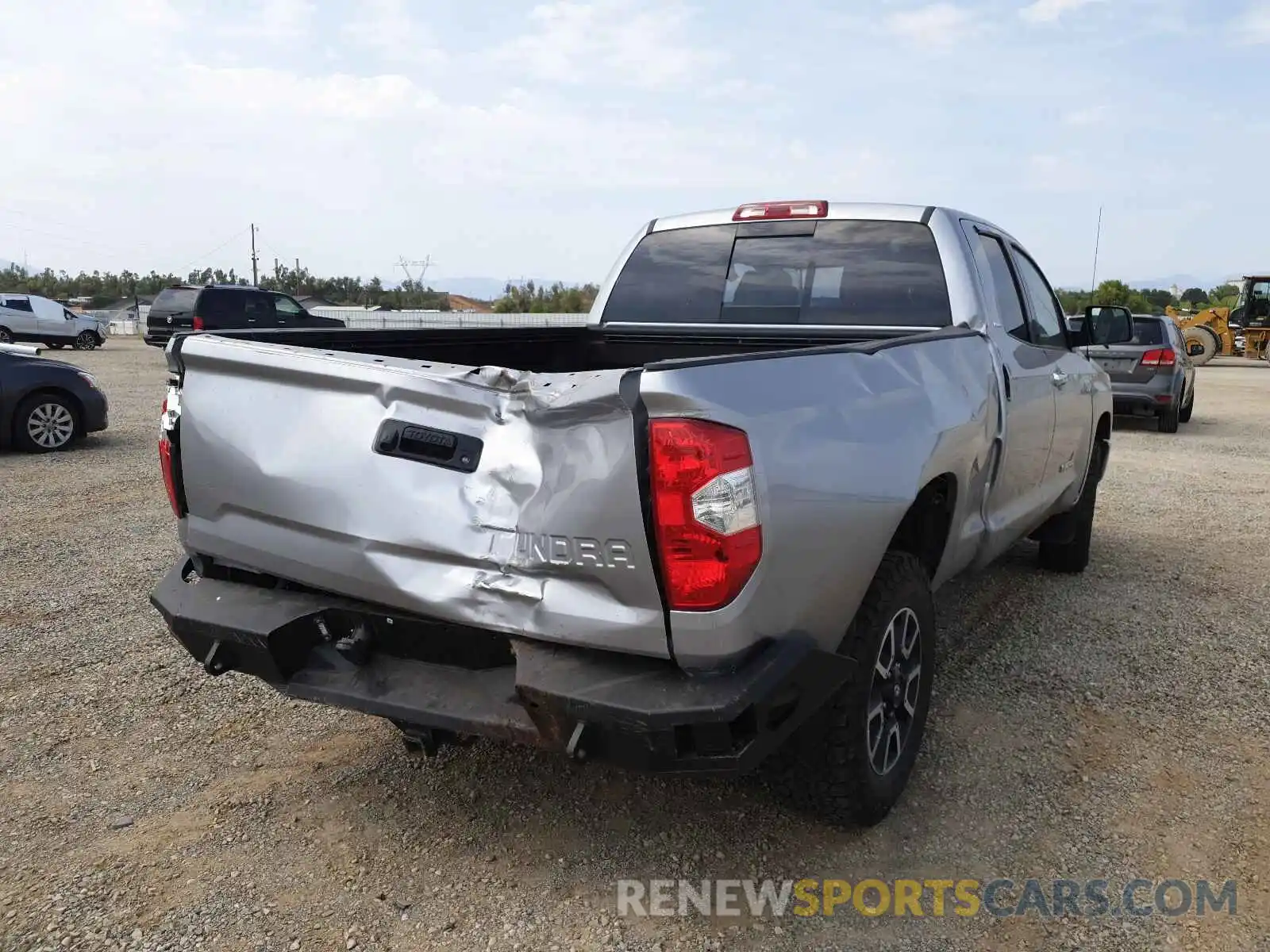 4 Photograph of a damaged car 5TFBY5F13KX865151 TOYOTA TUNDRA 2019