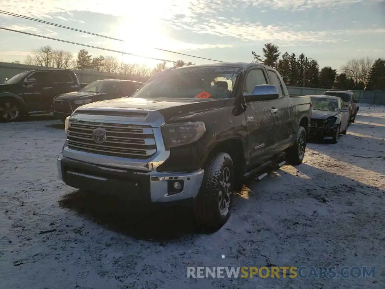 2 Photograph of a damaged car 5TFBY5F14KX790105 TOYOTA TUNDRA 2019