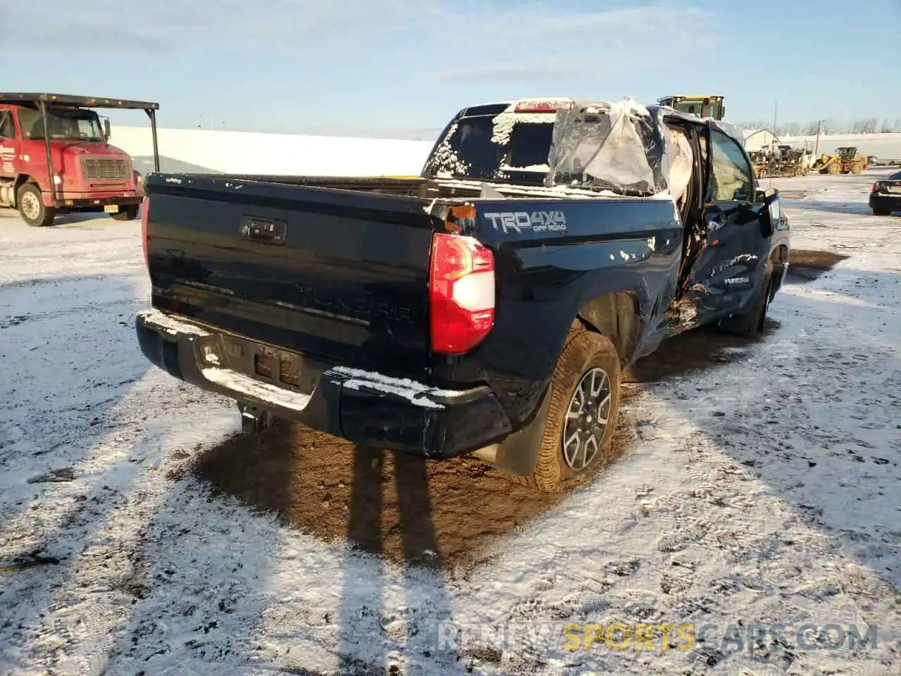 4 Photograph of a damaged car 5TFBY5F14KX790105 TOYOTA TUNDRA 2019