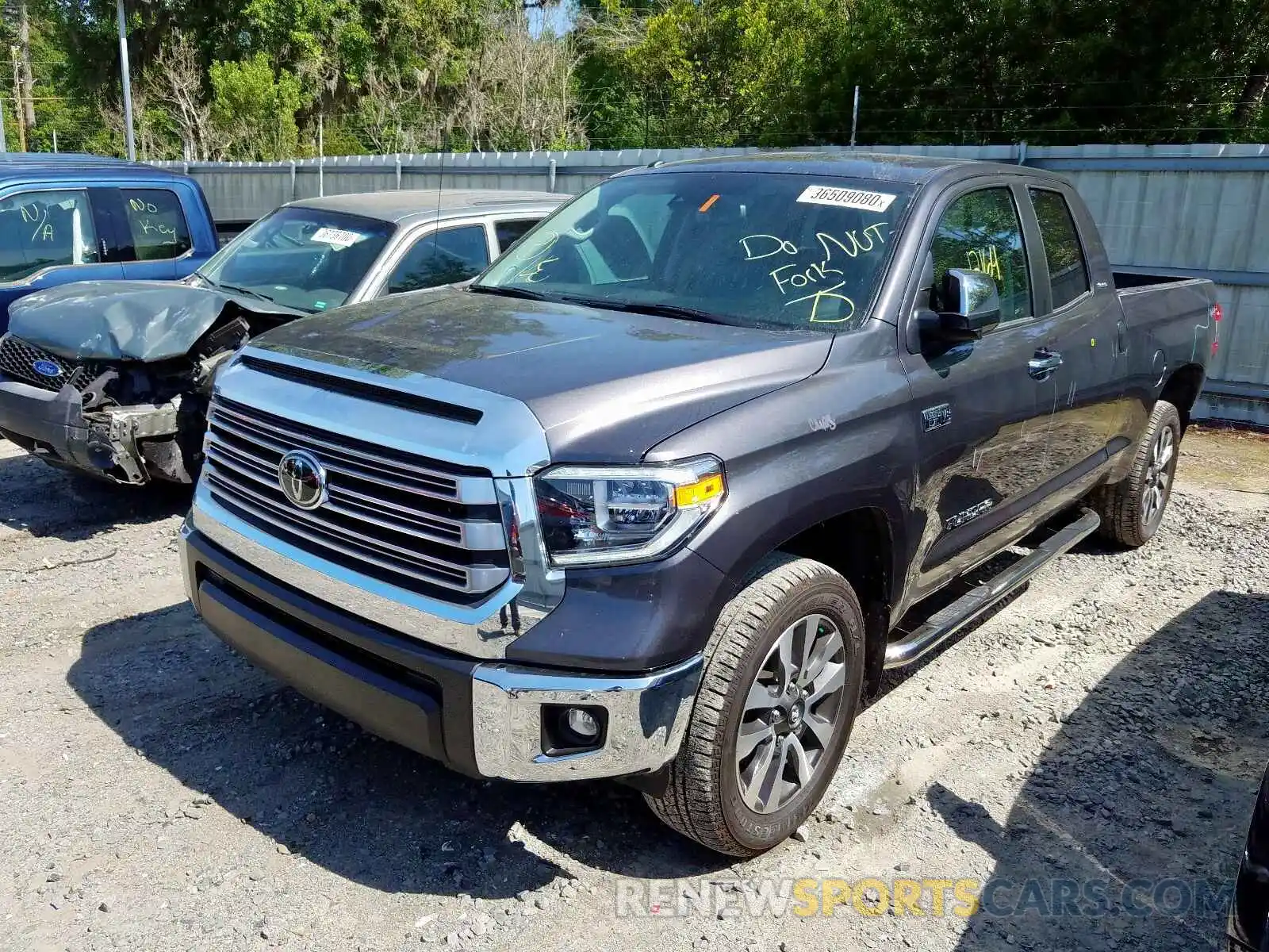 2 Photograph of a damaged car 5TFBY5F14KX818968 TOYOTA TUNDRA 2019