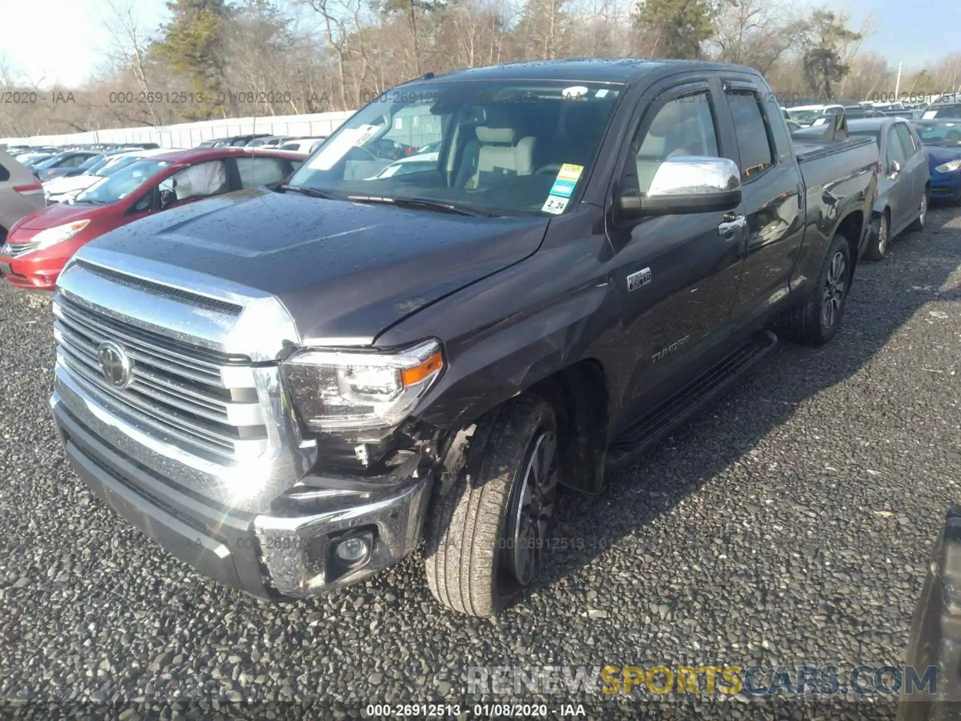 2 Photograph of a damaged car 5TFBY5F15KX808224 TOYOTA TUNDRA 2019