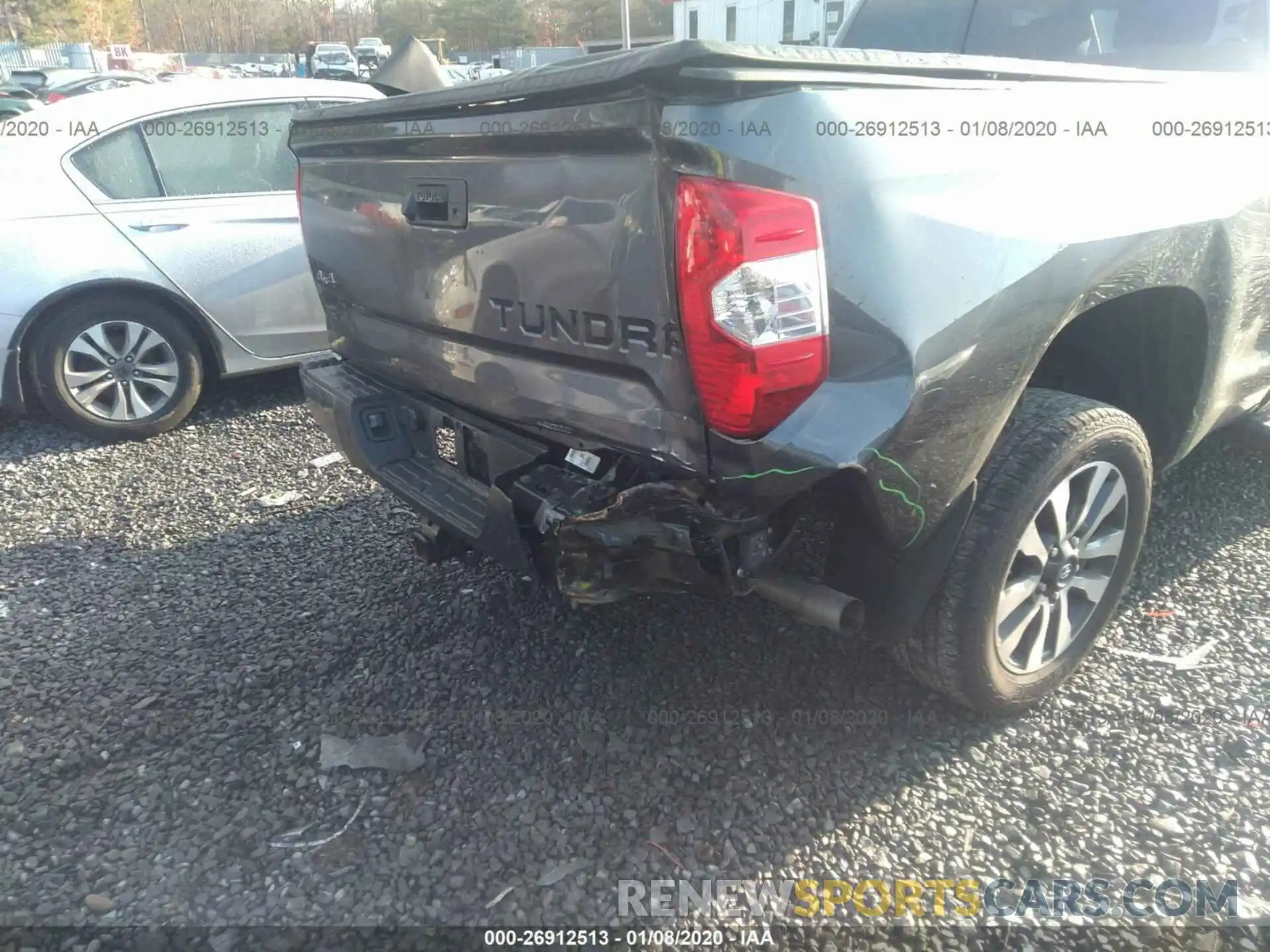 6 Photograph of a damaged car 5TFBY5F15KX808224 TOYOTA TUNDRA 2019