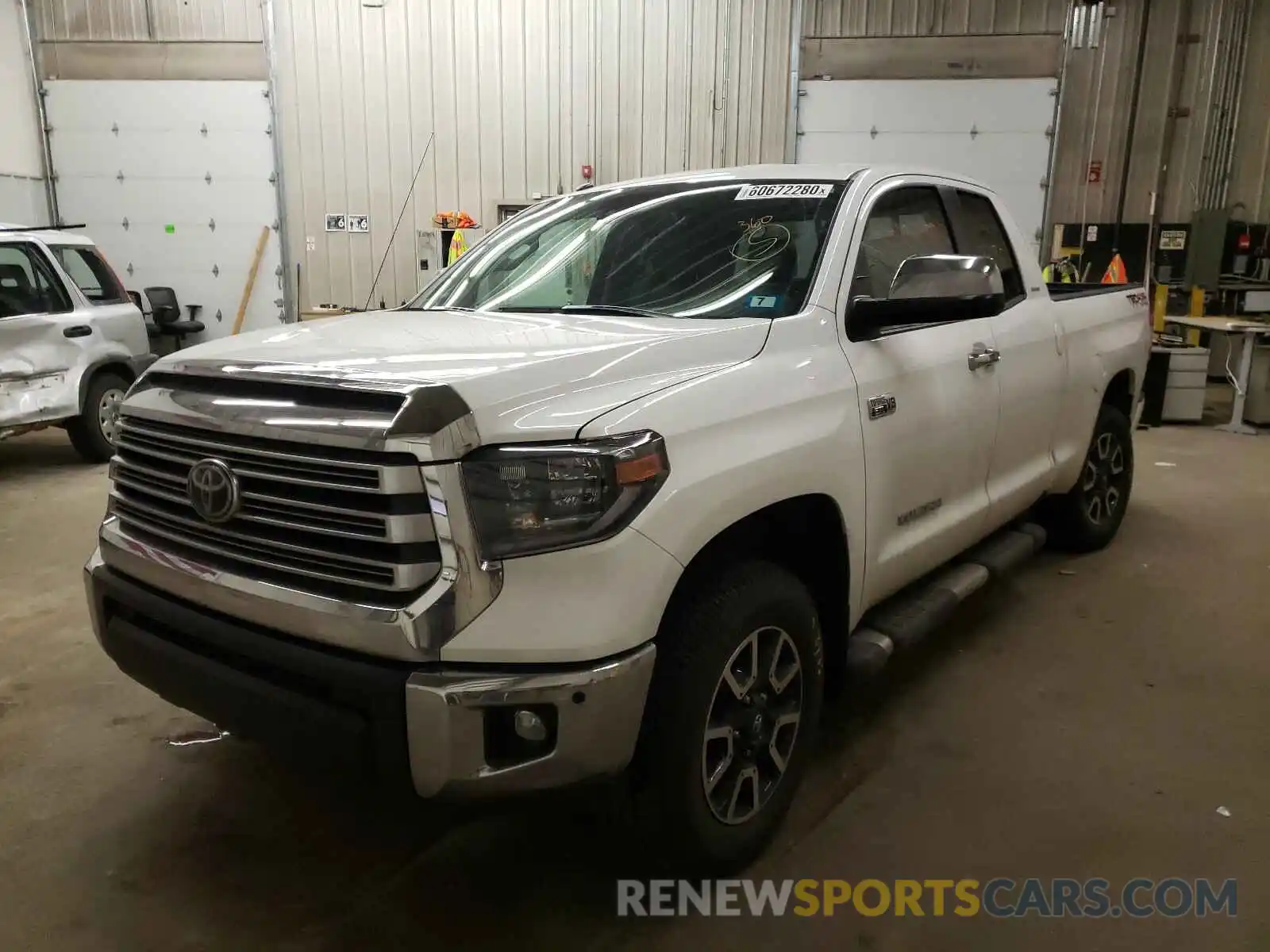 2 Photograph of a damaged car 5TFBY5F16KX796682 TOYOTA TUNDRA 2019