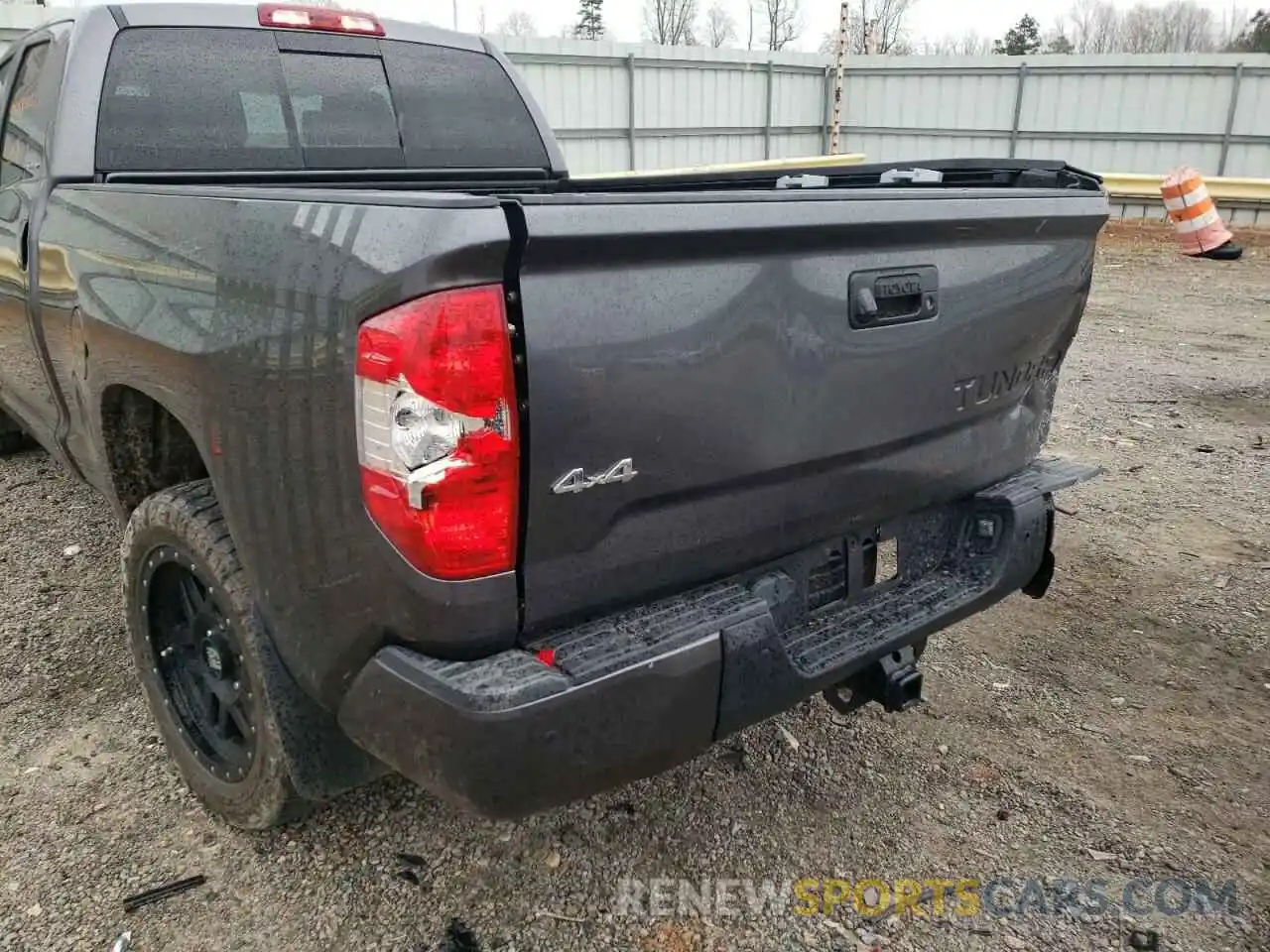 9 Photograph of a damaged car 5TFBY5F17KX787697 TOYOTA TUNDRA 2019