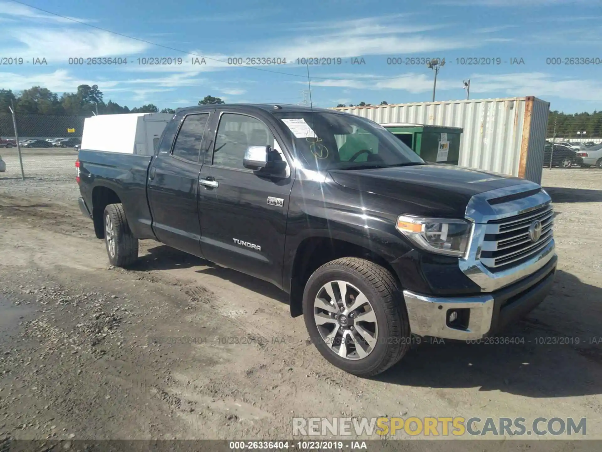 1 Photograph of a damaged car 5TFBY5F17KX820990 TOYOTA TUNDRA 2019