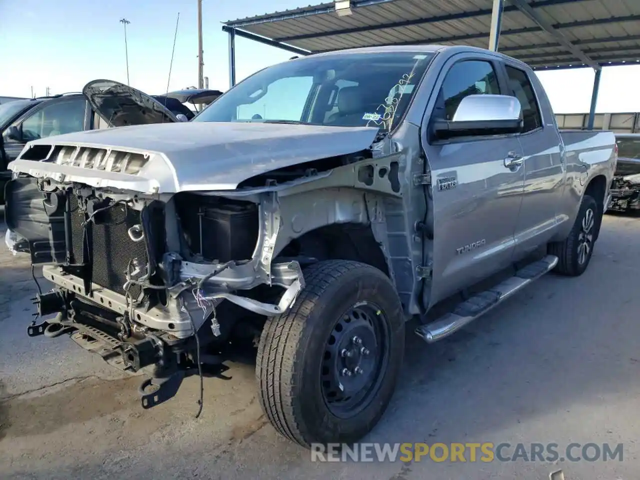 2 Photograph of a damaged car 5TFBY5F19KX853909 TOYOTA TUNDRA 2019