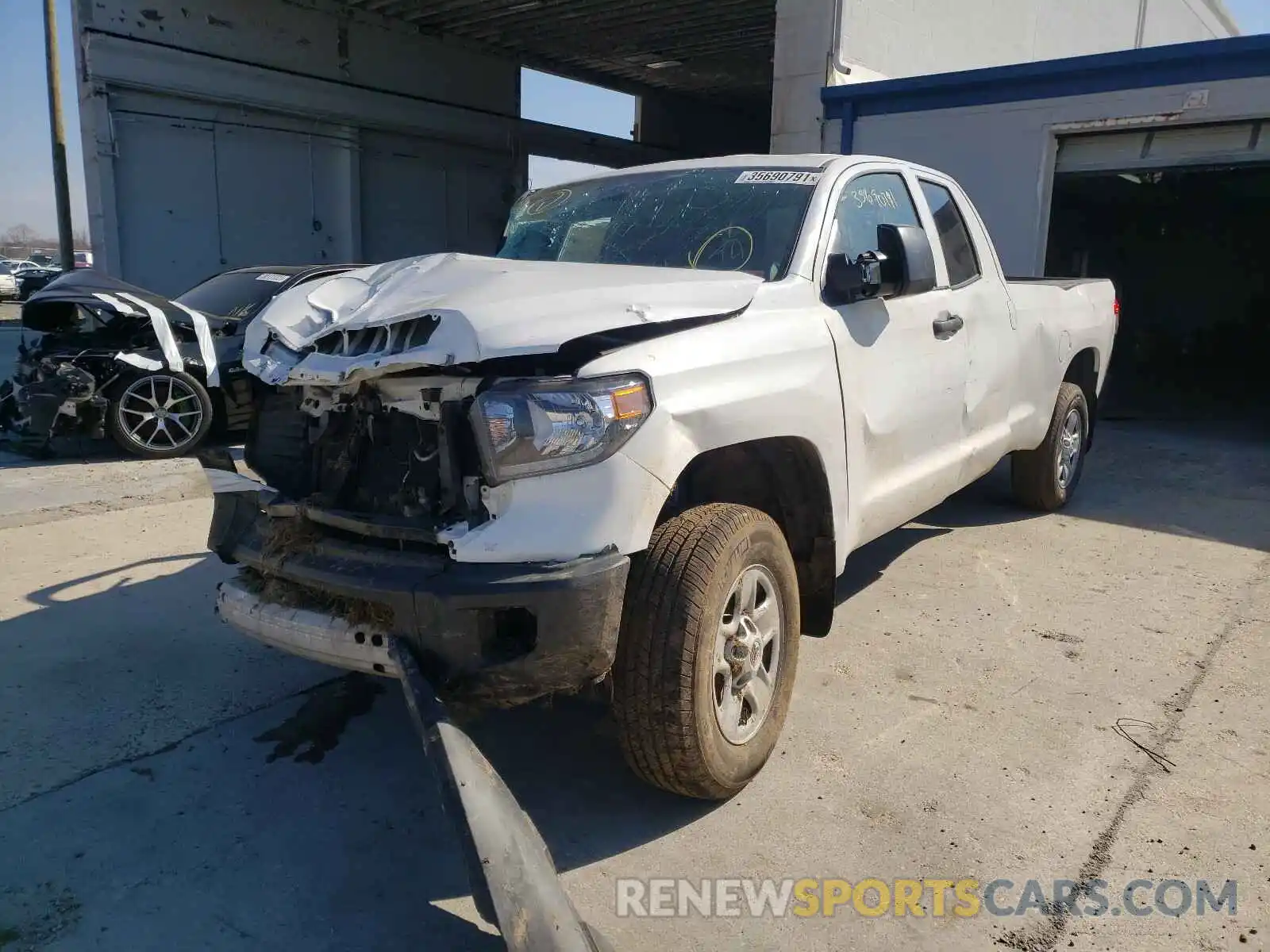 2 Photograph of a damaged car 5TFCY5F17KX024633 TOYOTA TUNDRA 2019