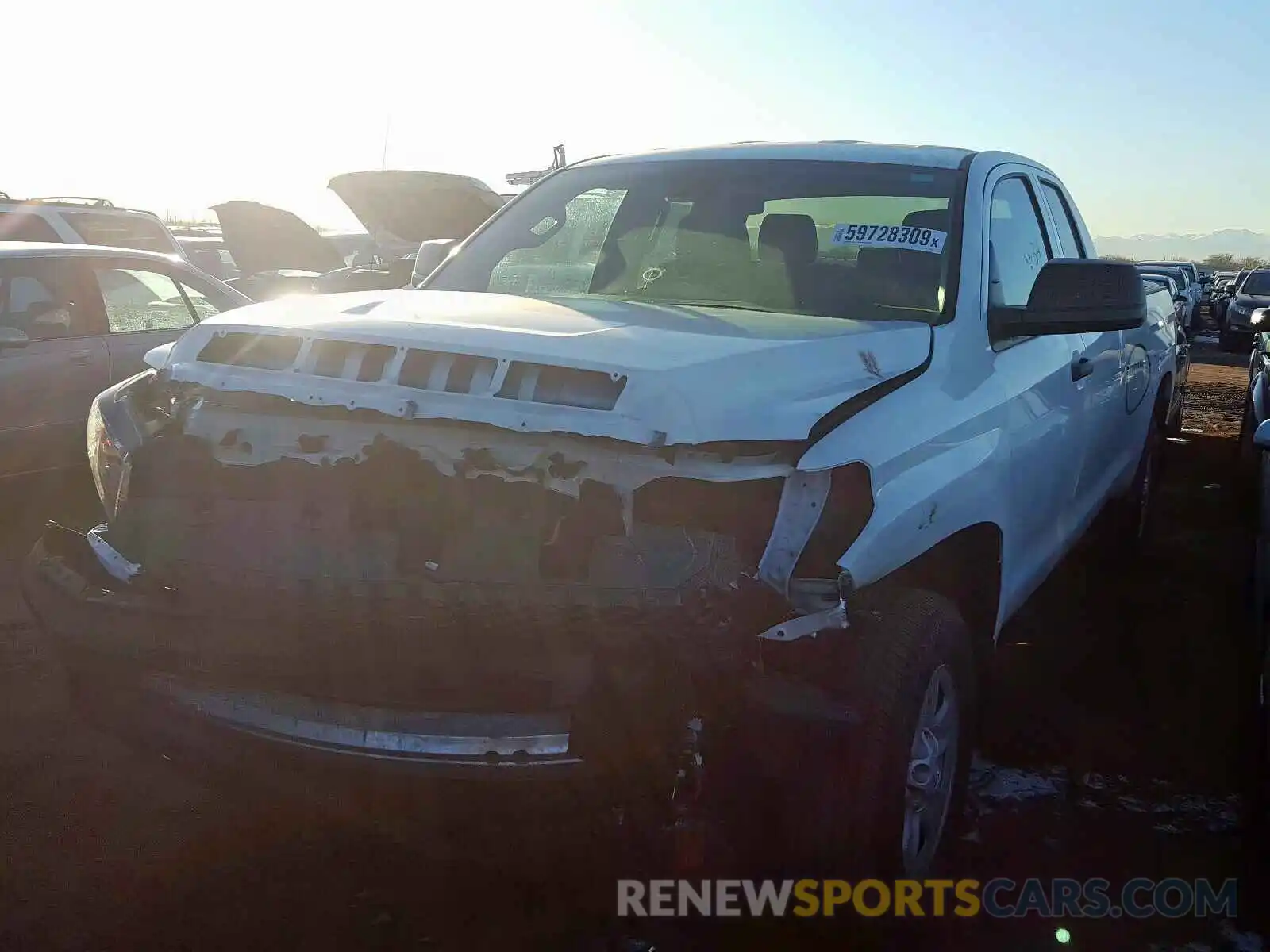 2 Photograph of a damaged car 5TFCY5F17KX025460 TOYOTA TUNDRA 2019