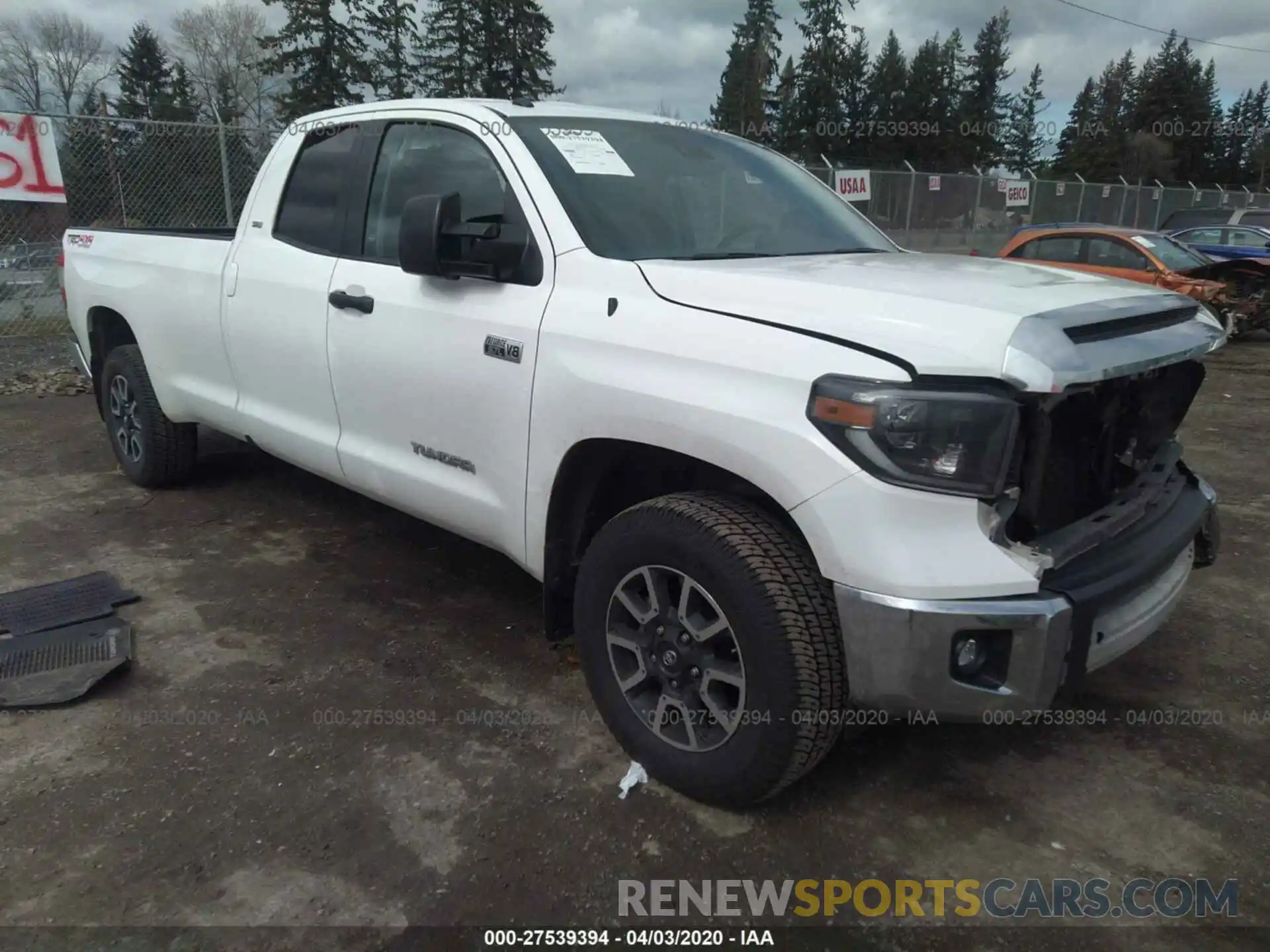 1 Photograph of a damaged car 5TFCY5F19KX024259 TOYOTA TUNDRA 2019