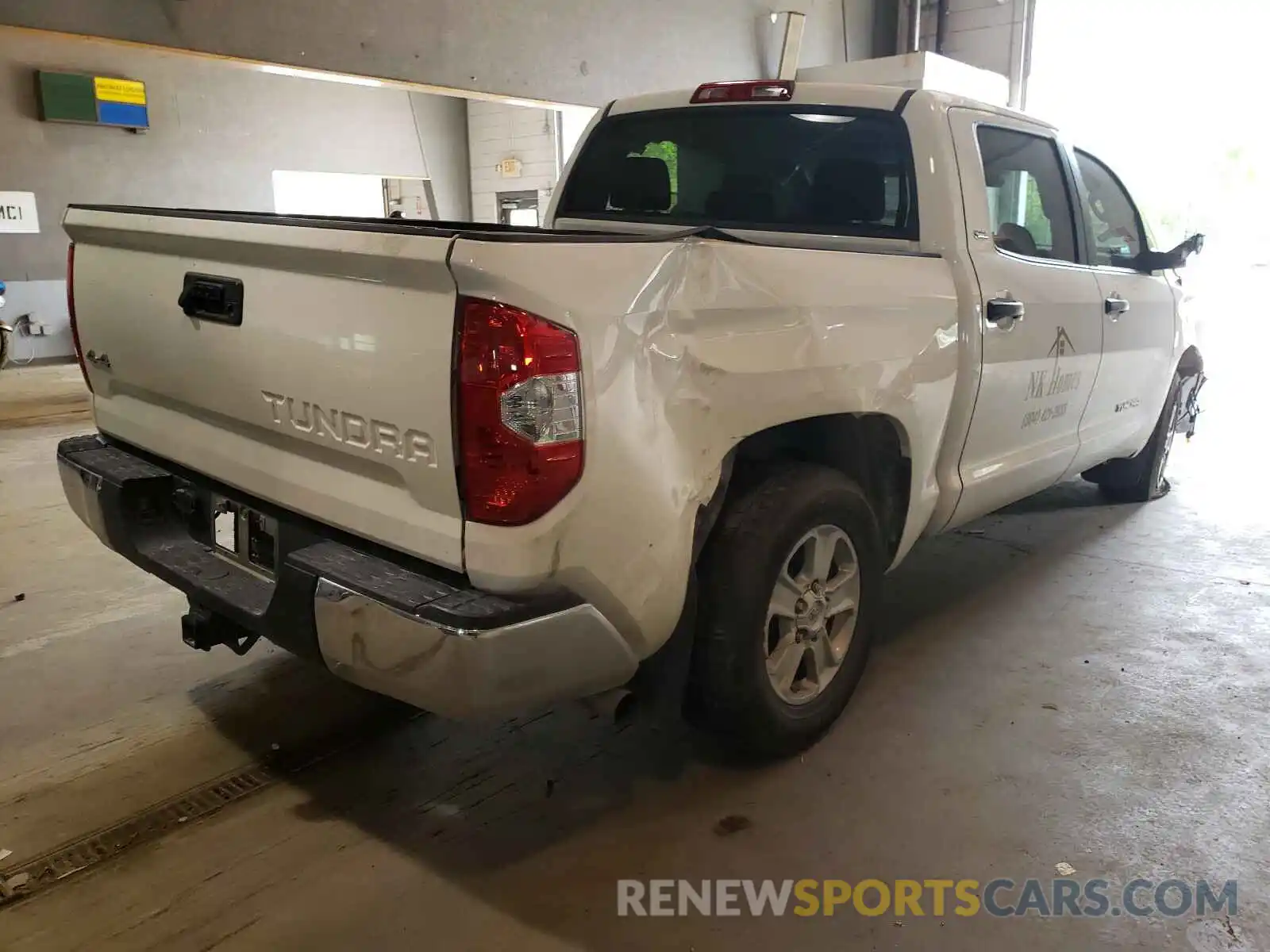 4 Photograph of a damaged car 5TFDM5F10KX082373 TOYOTA TUNDRA 2019