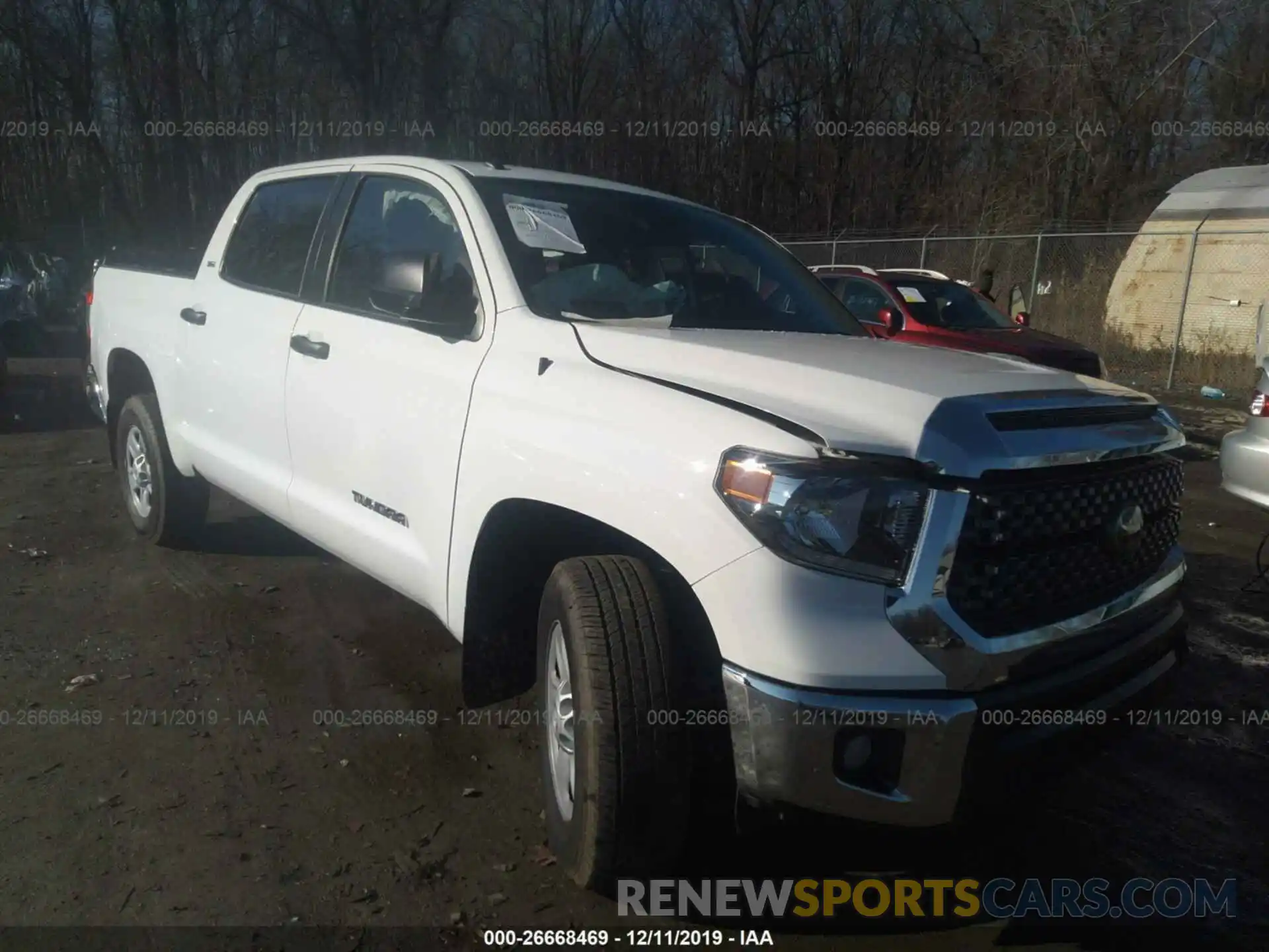 1 Photograph of a damaged car 5TFDM5F11KX082513 TOYOTA TUNDRA 2019